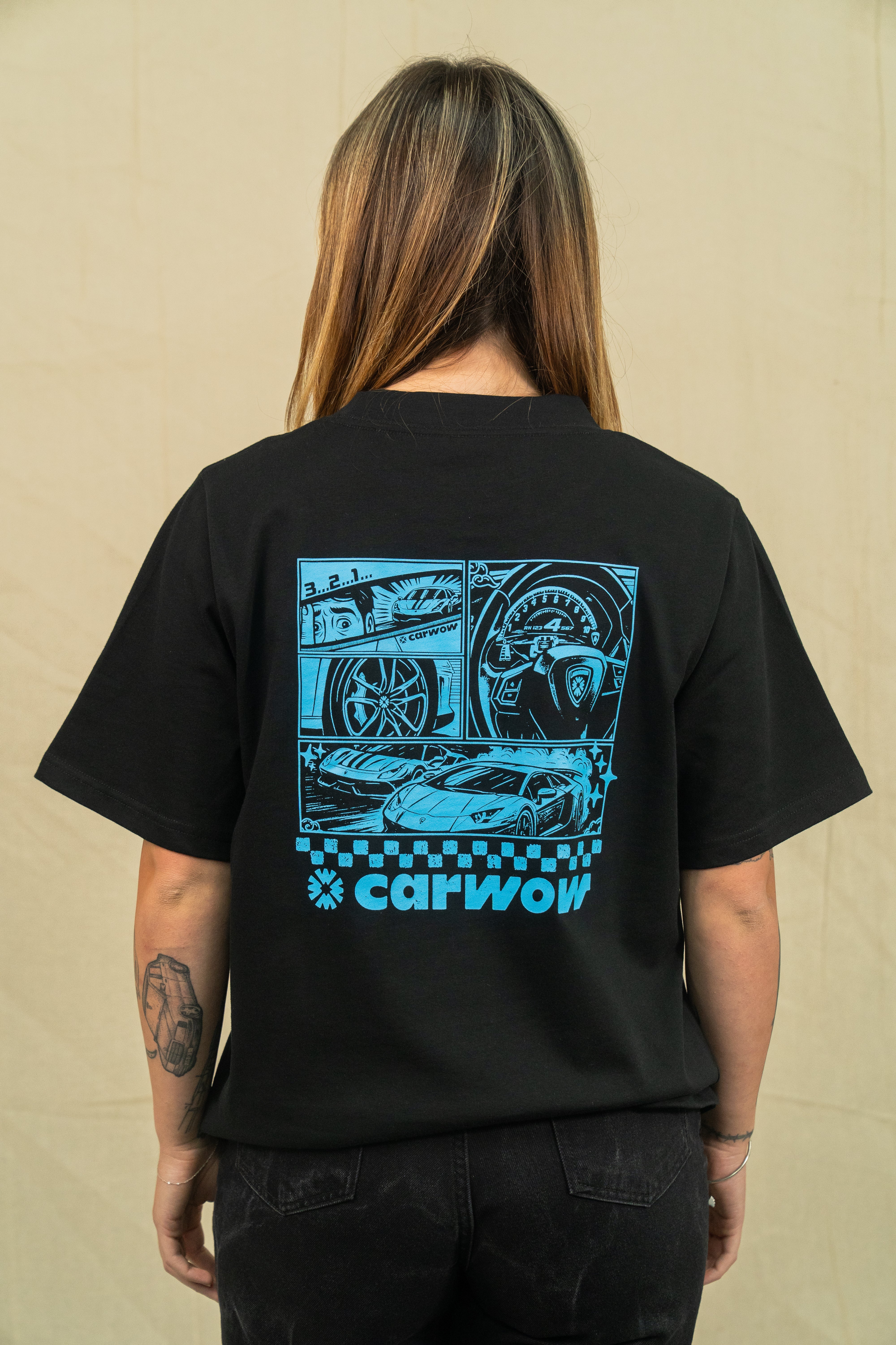 1/4 MILE MASTERS T-SHIRT - BLACK
