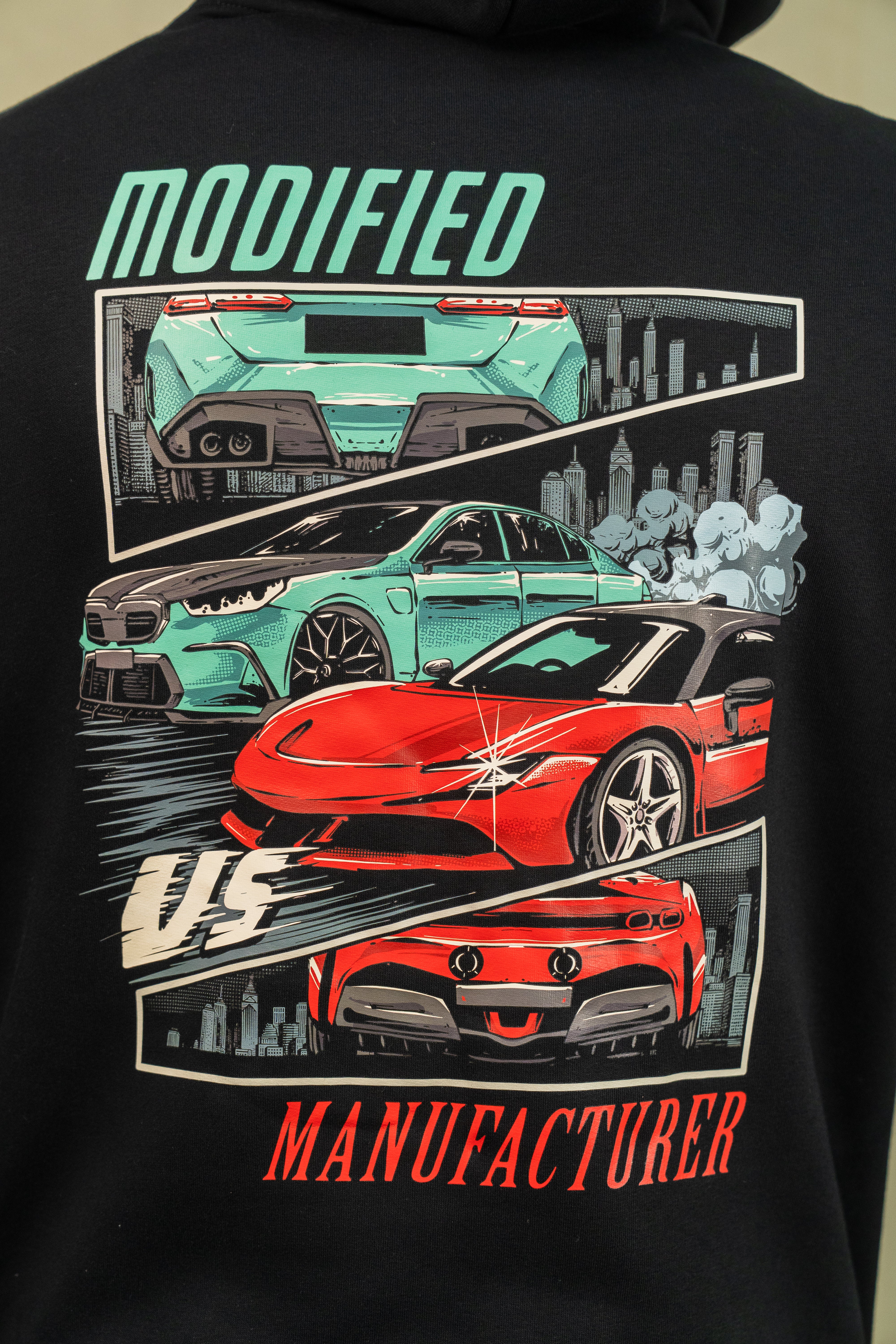 CARWOW BUILT VS BOUGHT HOODIE - BLACK