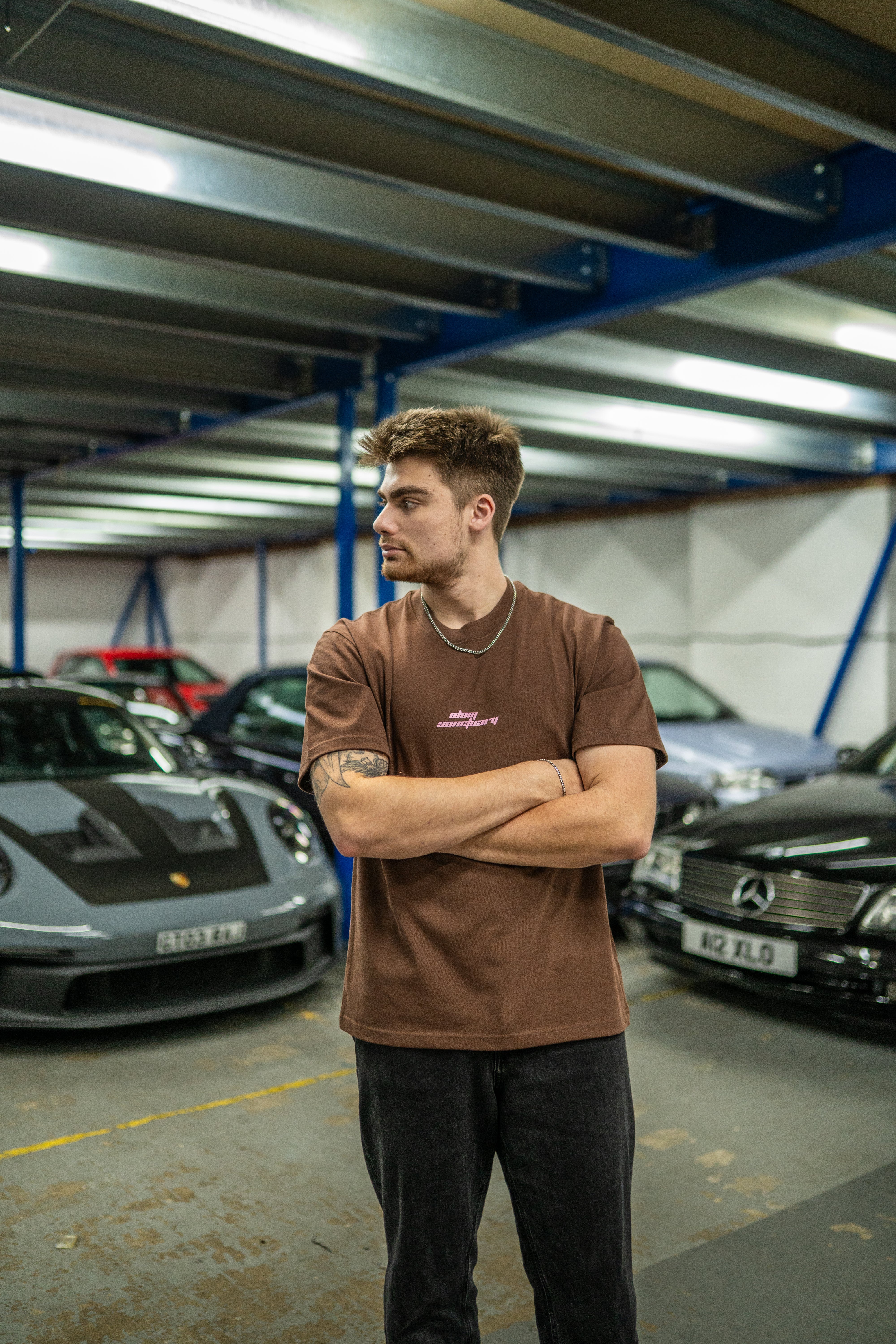 LOW LIFESTYLE T-SHIRT - COFFEE