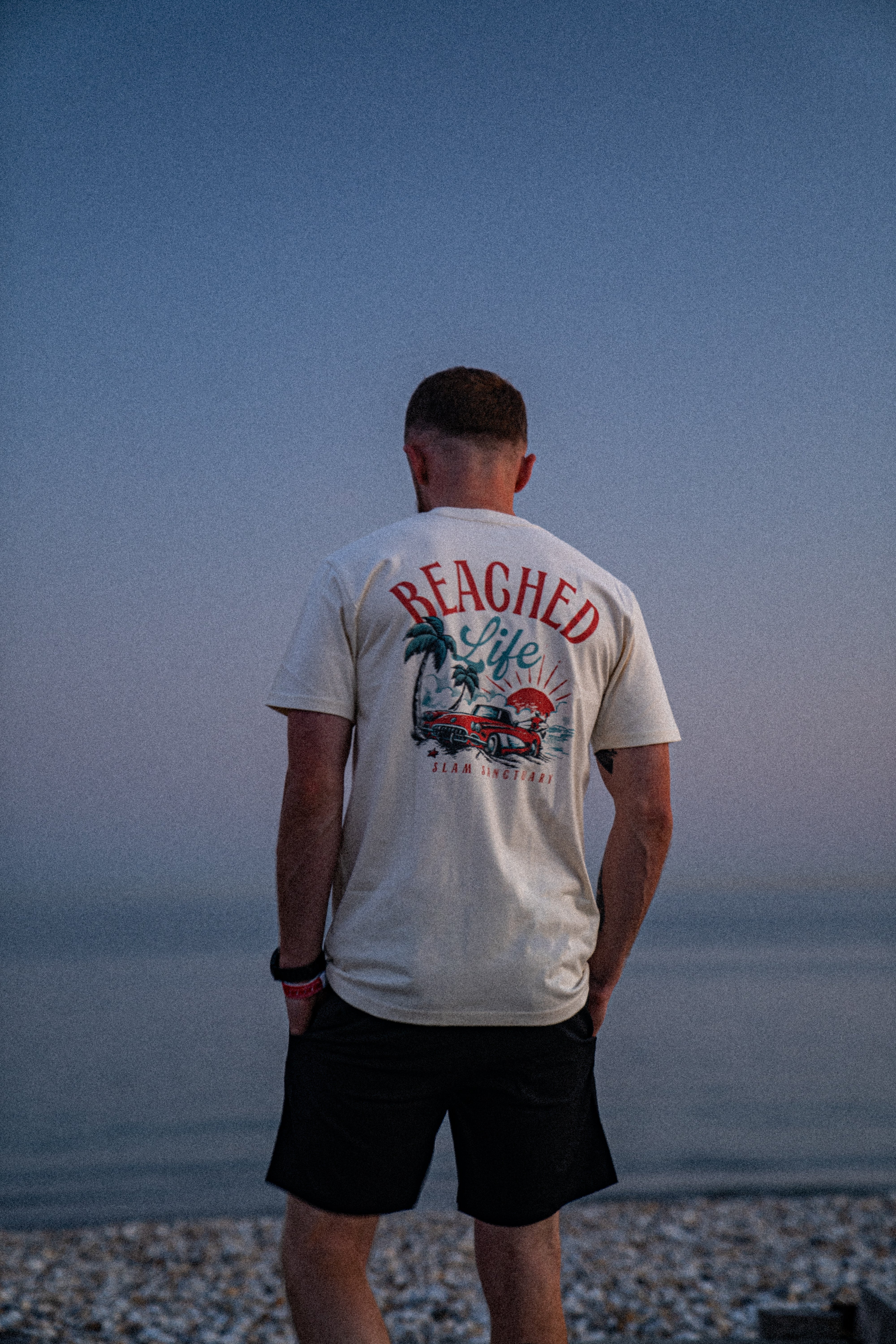 BEACHED LIFE T-SHIRT - ECRU