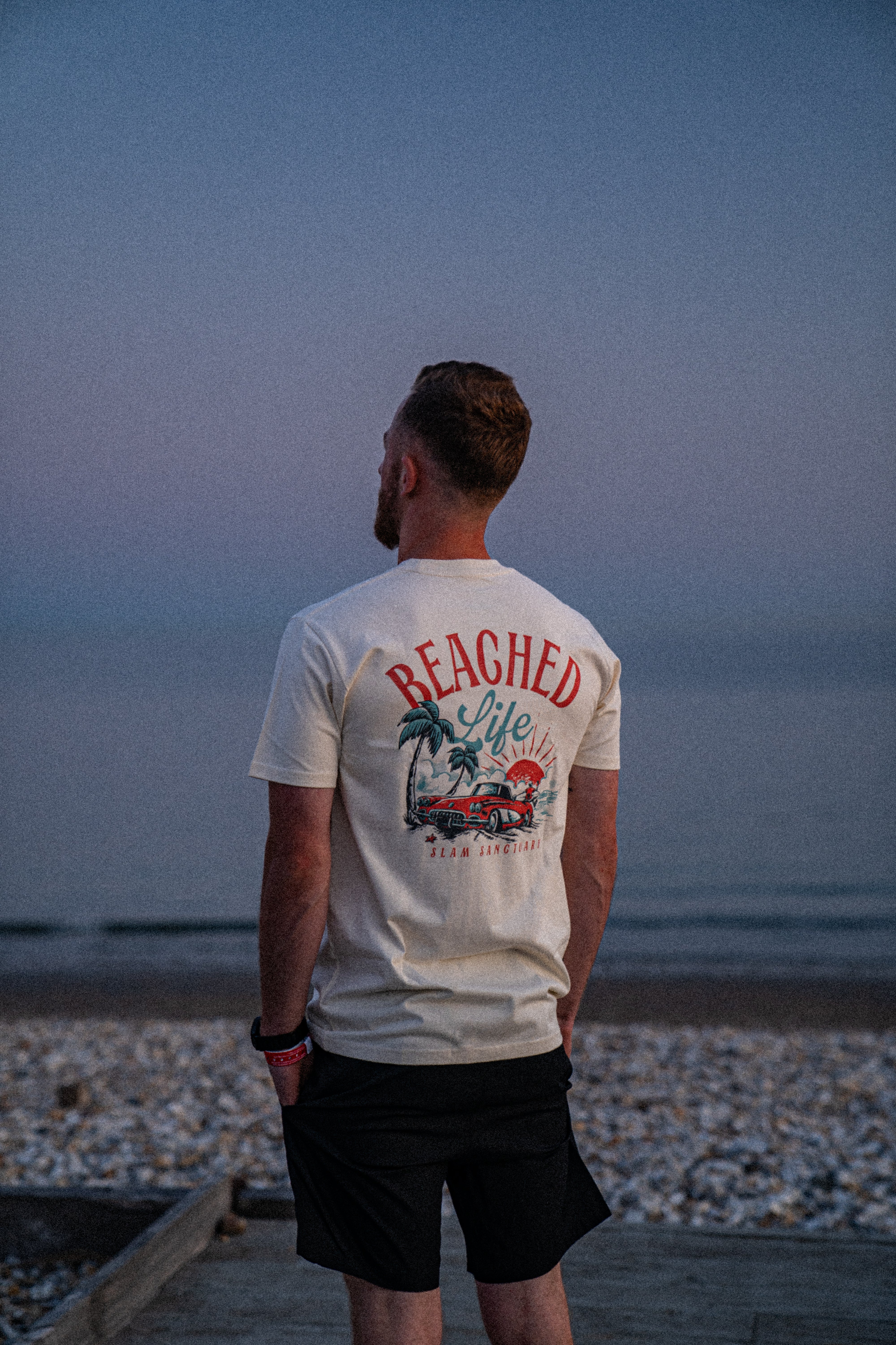 BEACHED LIFE T-SHIRT - ECRU