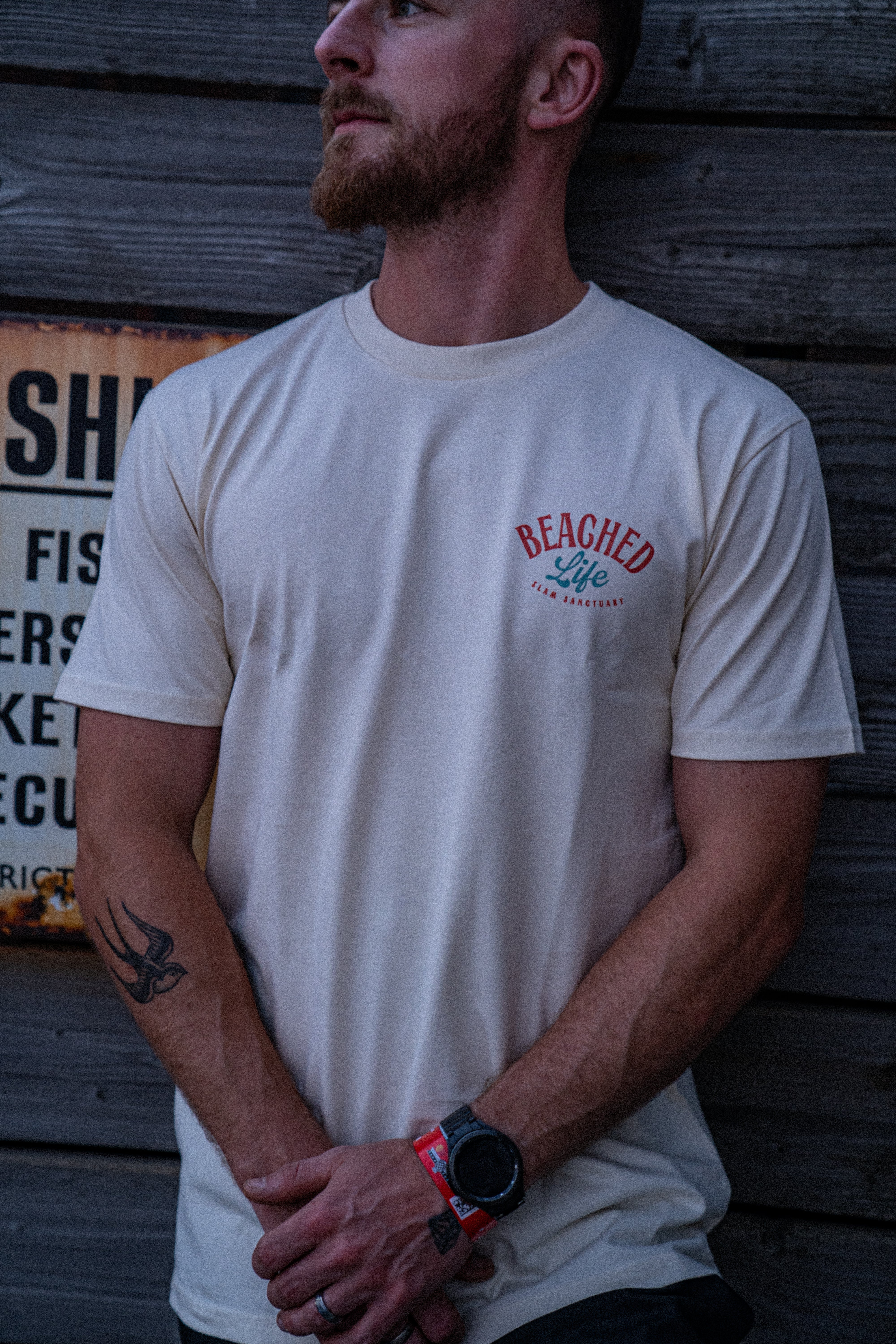 BEACHED LIFE T-SHIRT - ECRU