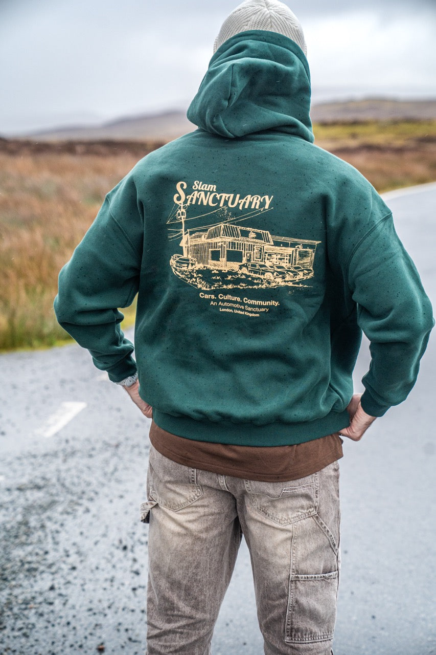 THE SANCTUARY HOODIE - DEEP JADE