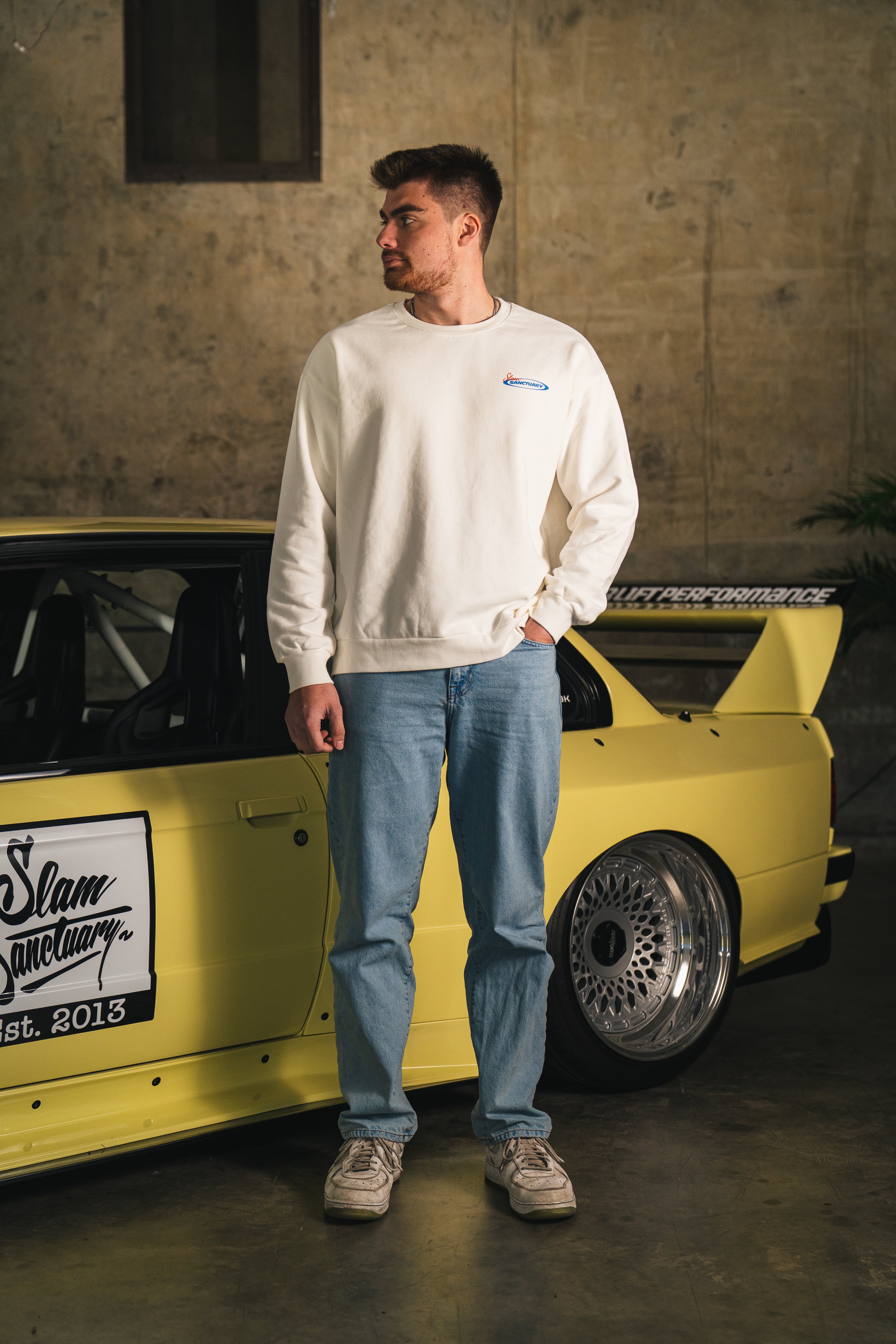 ROOTED SWEATSHIRT - WHITE