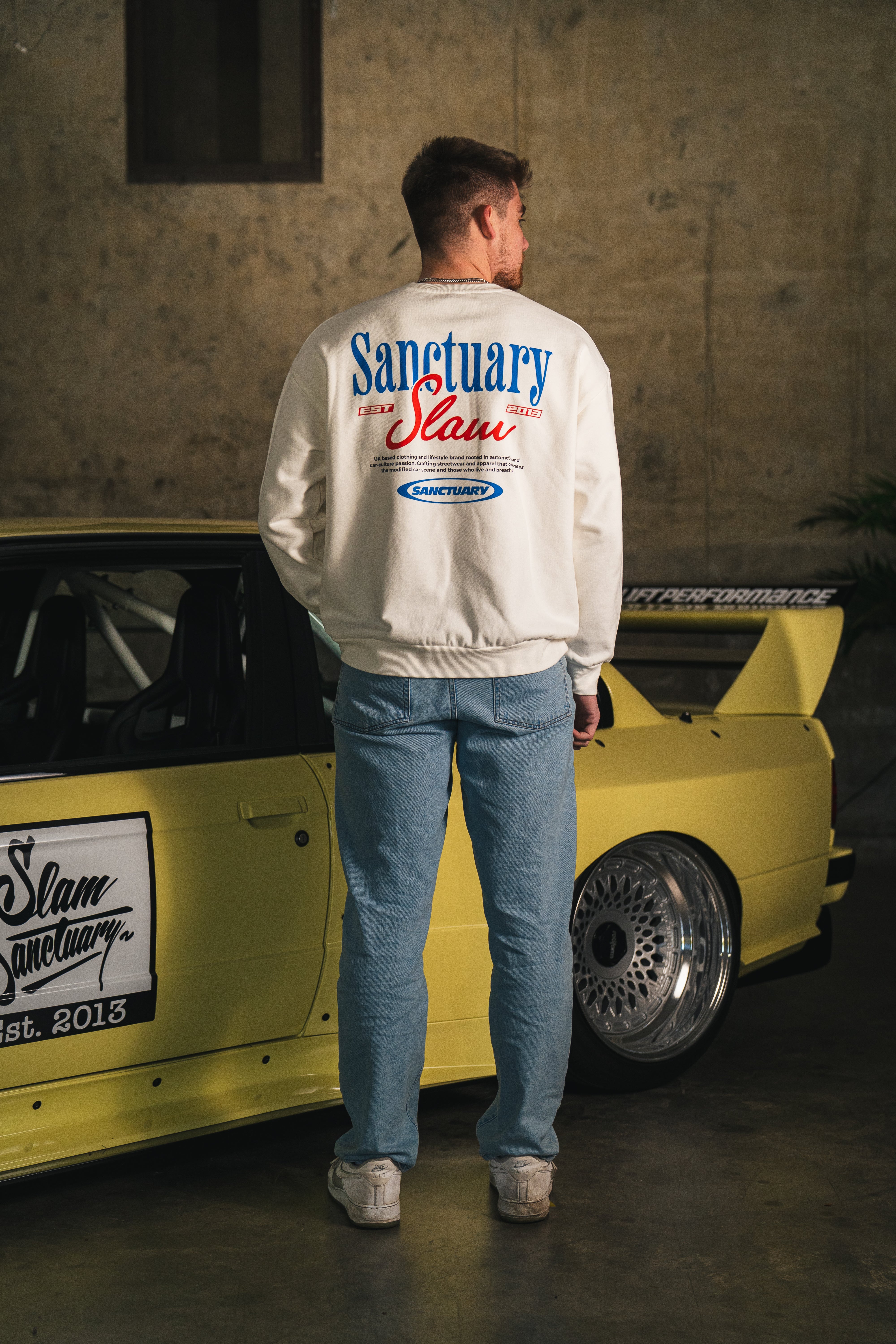 ROOTED SWEATSHIRT - WHITE