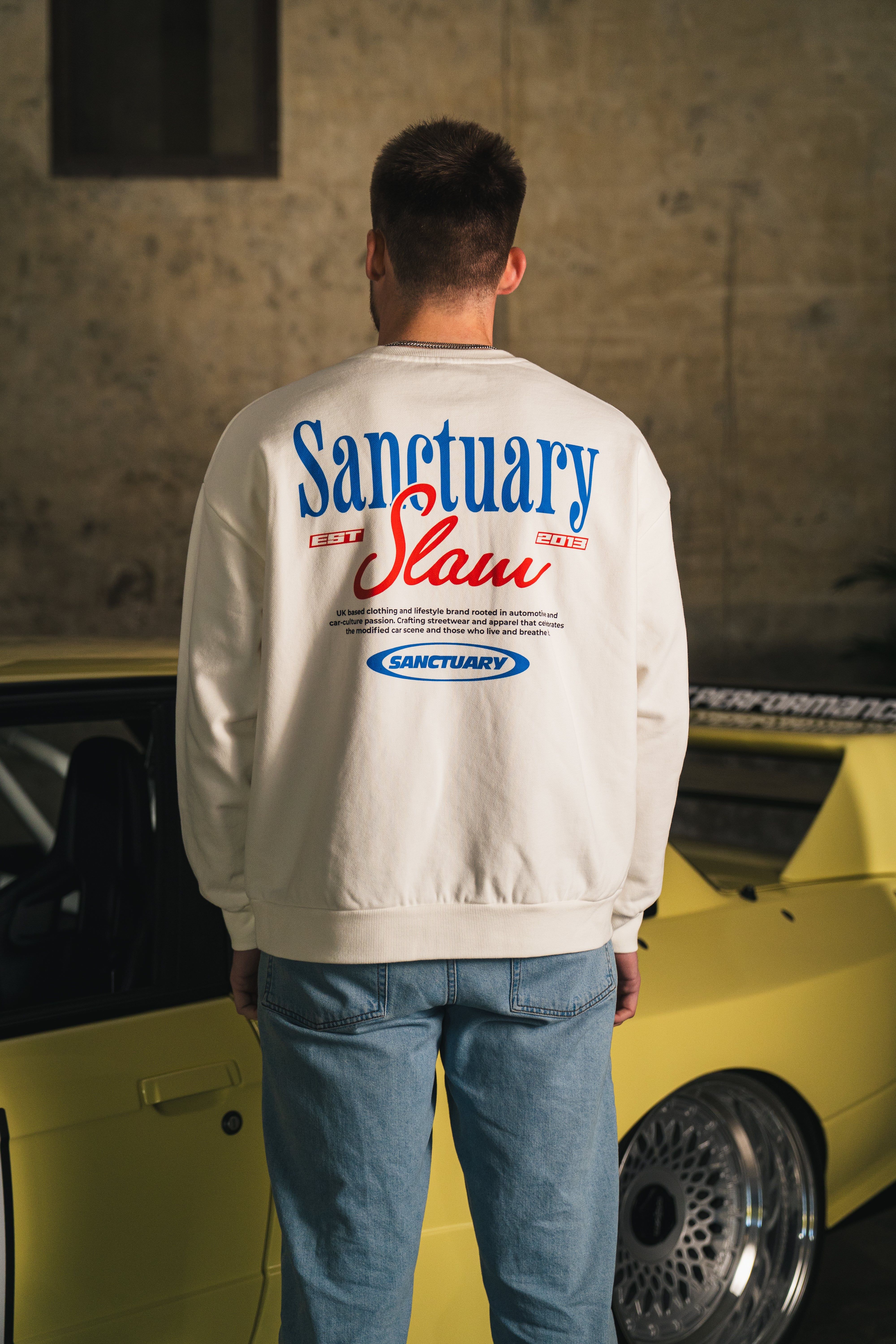 ROOTED SWEATSHIRT - WHITE