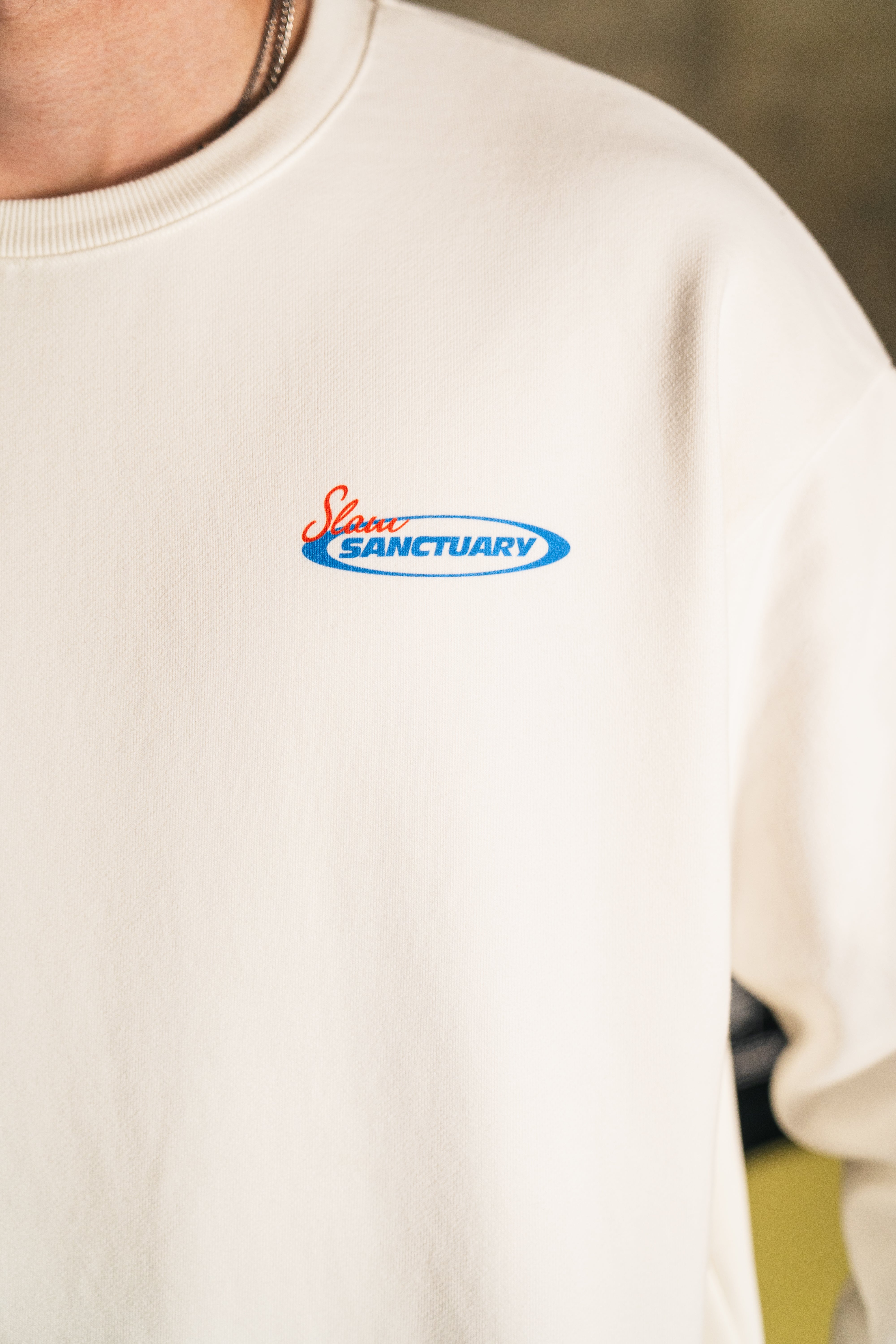 ROOTED SWEATSHIRT - WHITE