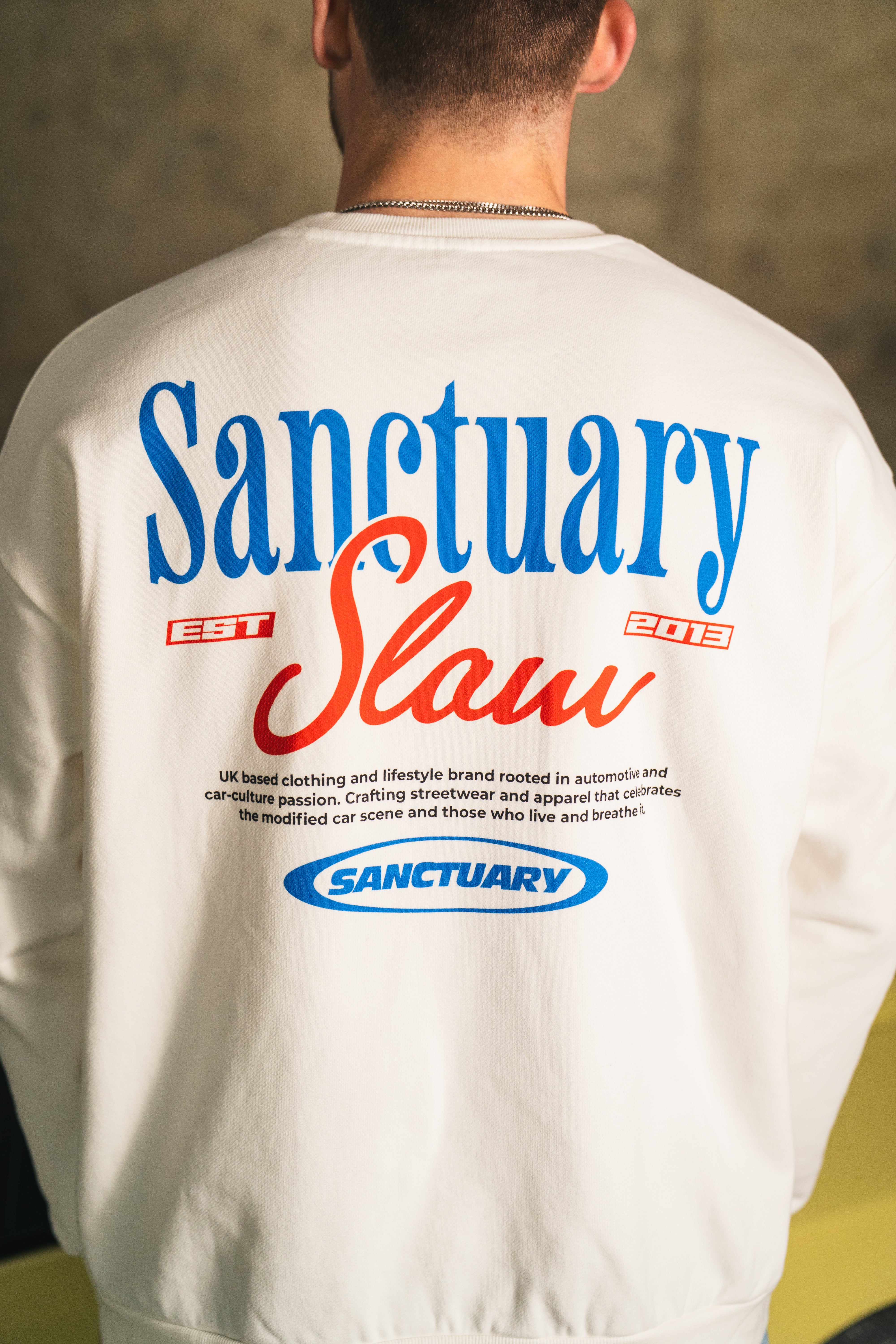 ROOTED SWEATSHIRT - WHITE