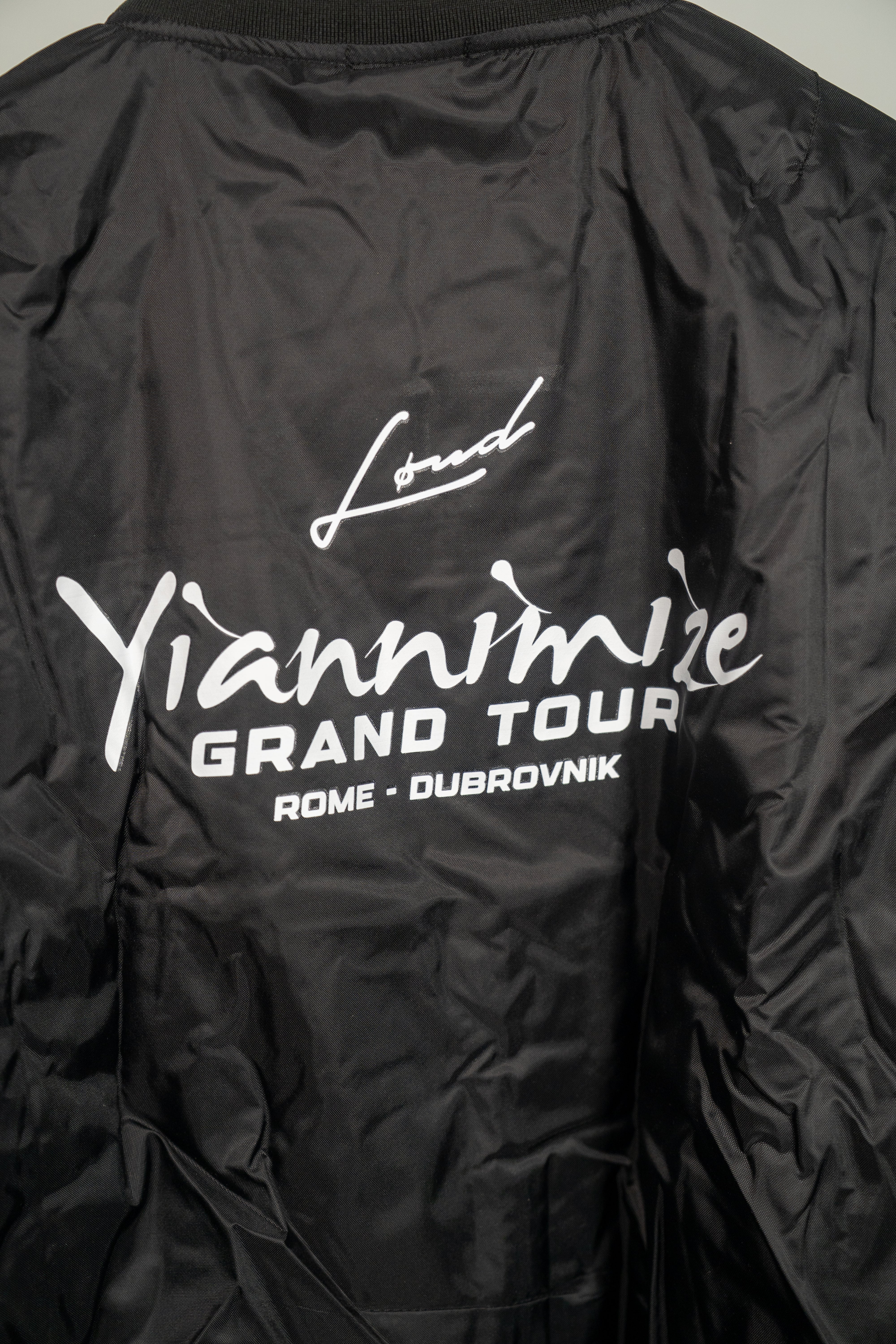 YIANNIMIZE GRAND TOUR BOMBER JACKET - BLACK