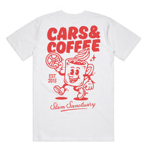 CARS & COFFEE T-SHIRT - WHITE