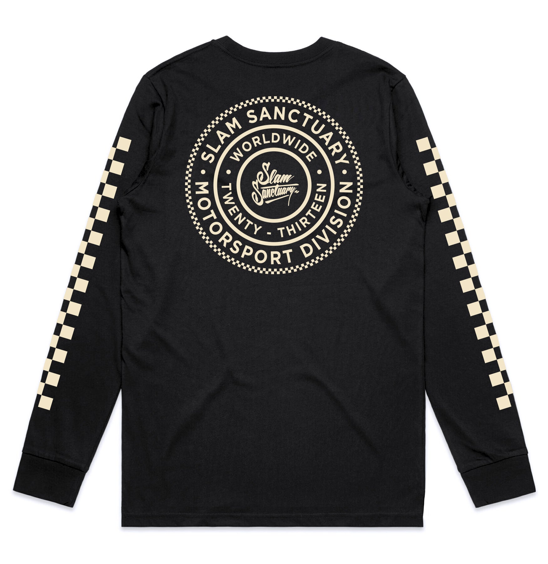 EMBLEM LONGSLEEVE T-SHIRT - BLACK