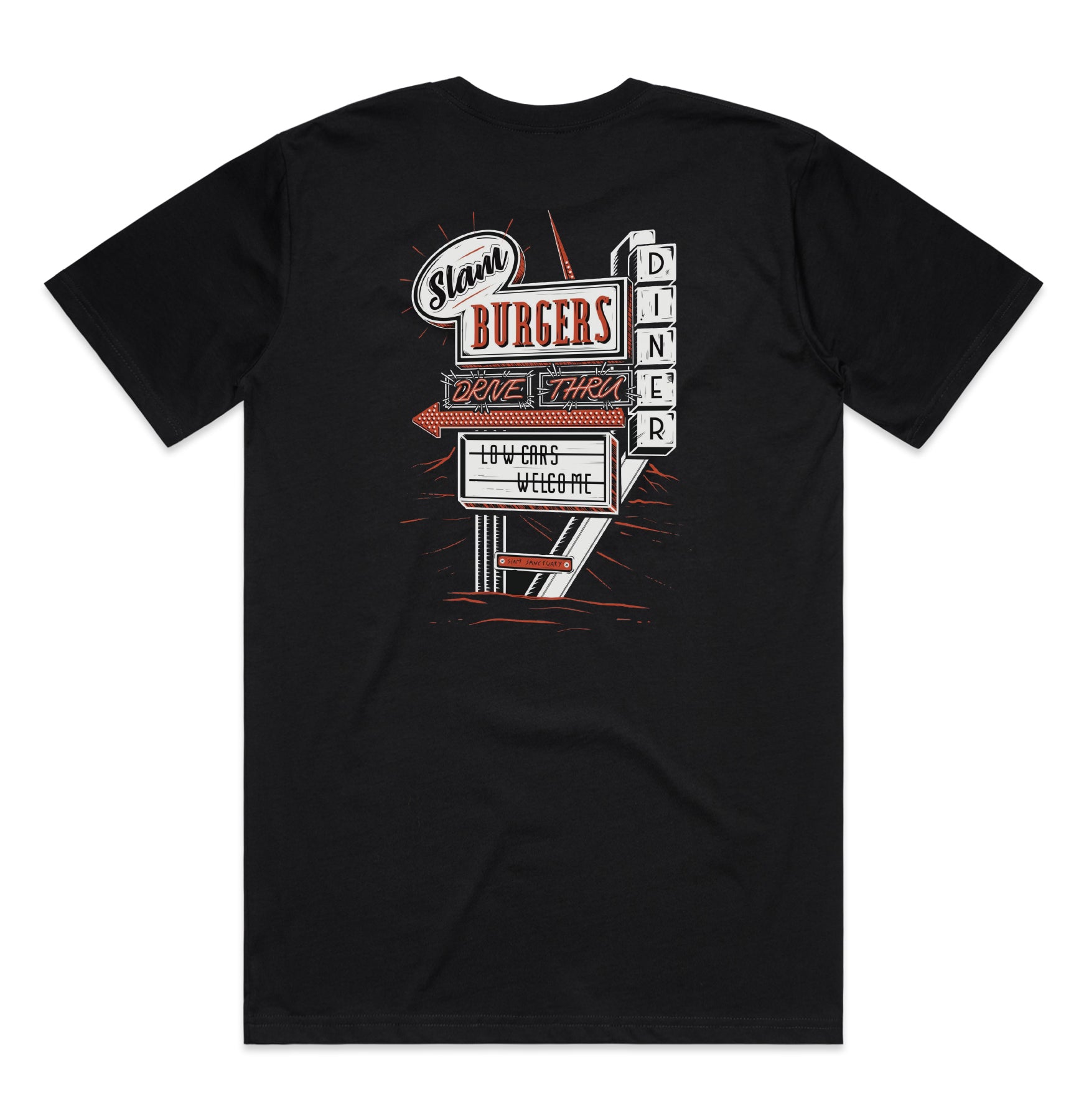 DRIVE-THRU T-SHIRT - BLACK