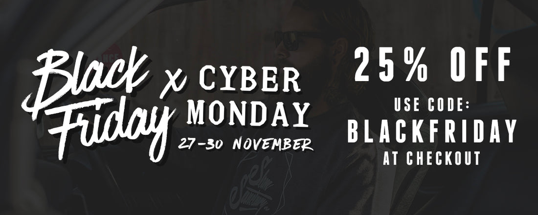 Slam Sanctuary's Black Friday x Cyber Monday SALE