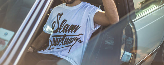 Slam Sanctuary 'Cursive' T-Shirt Launch