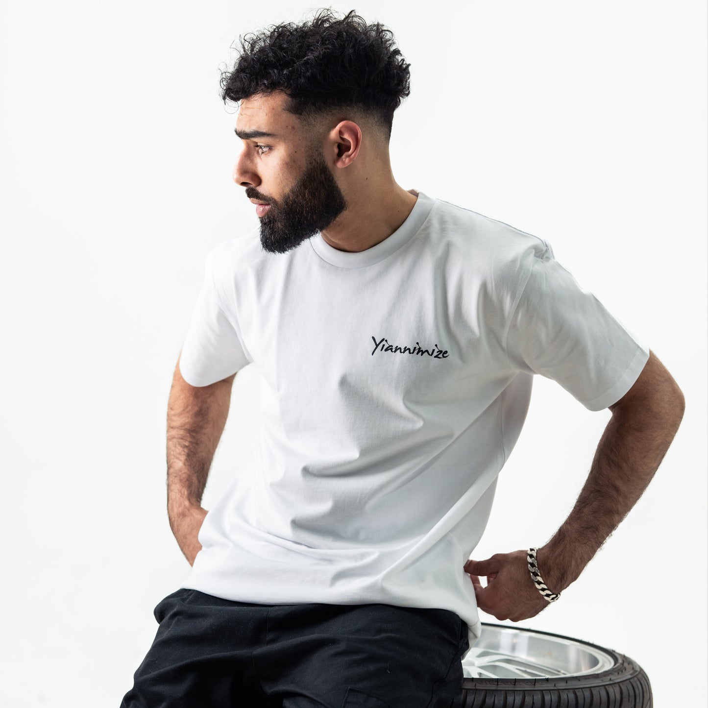 YIANNIMIZE YOUTH T-SHIRT - WHITE