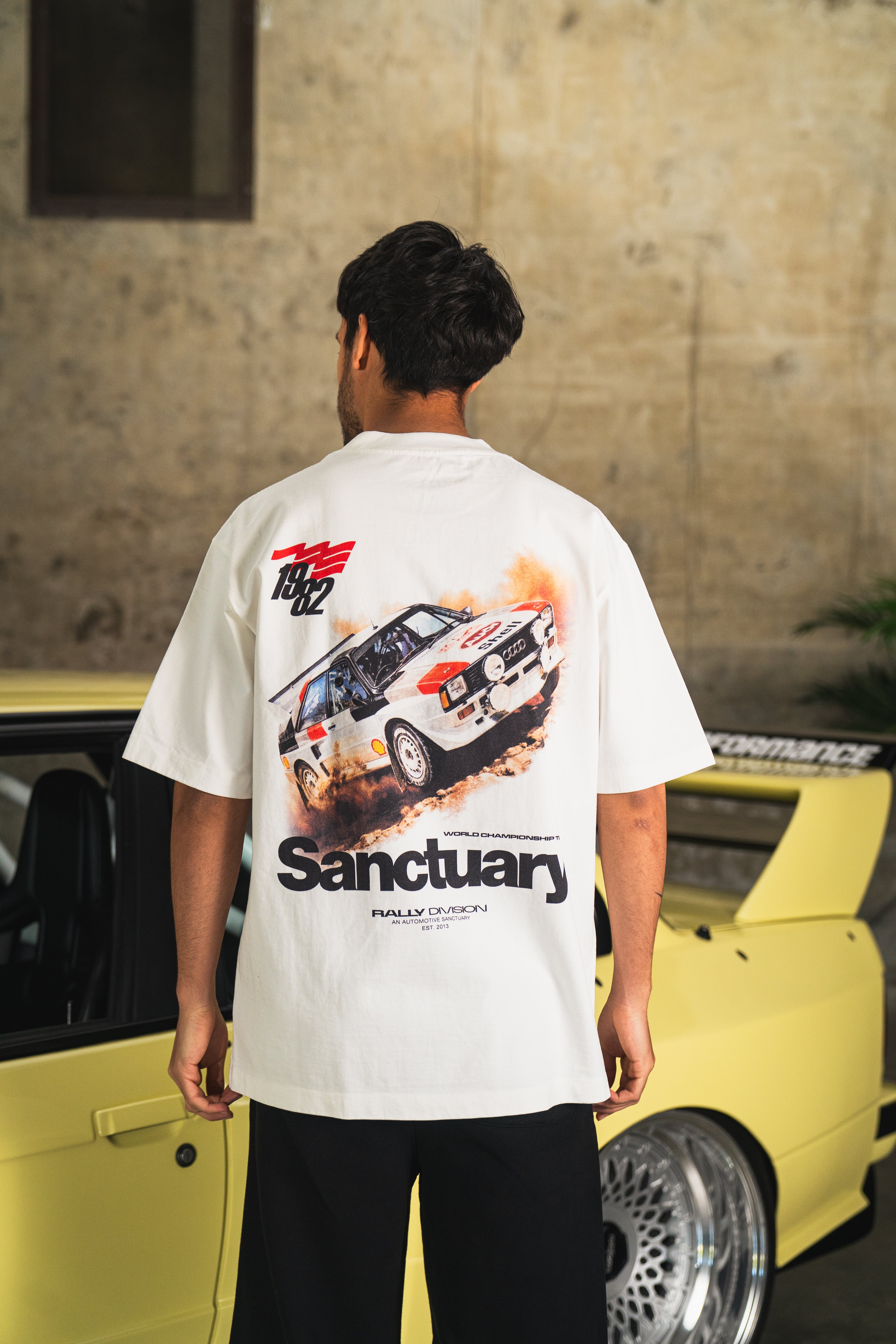 RALLY DIVISION T-SHIRT - WHITE
