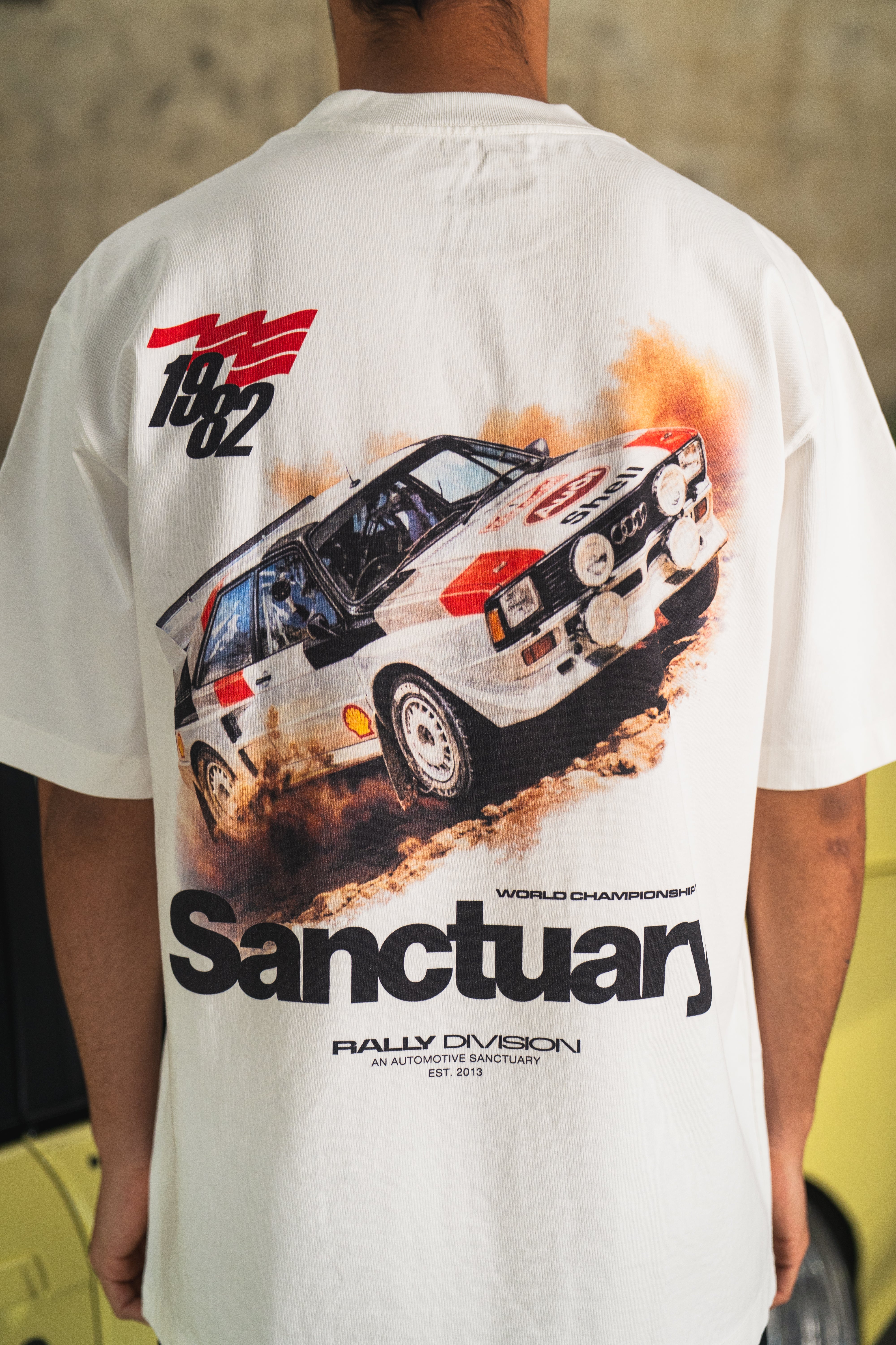 RALLY DIVISION T-SHIRT - WHITE