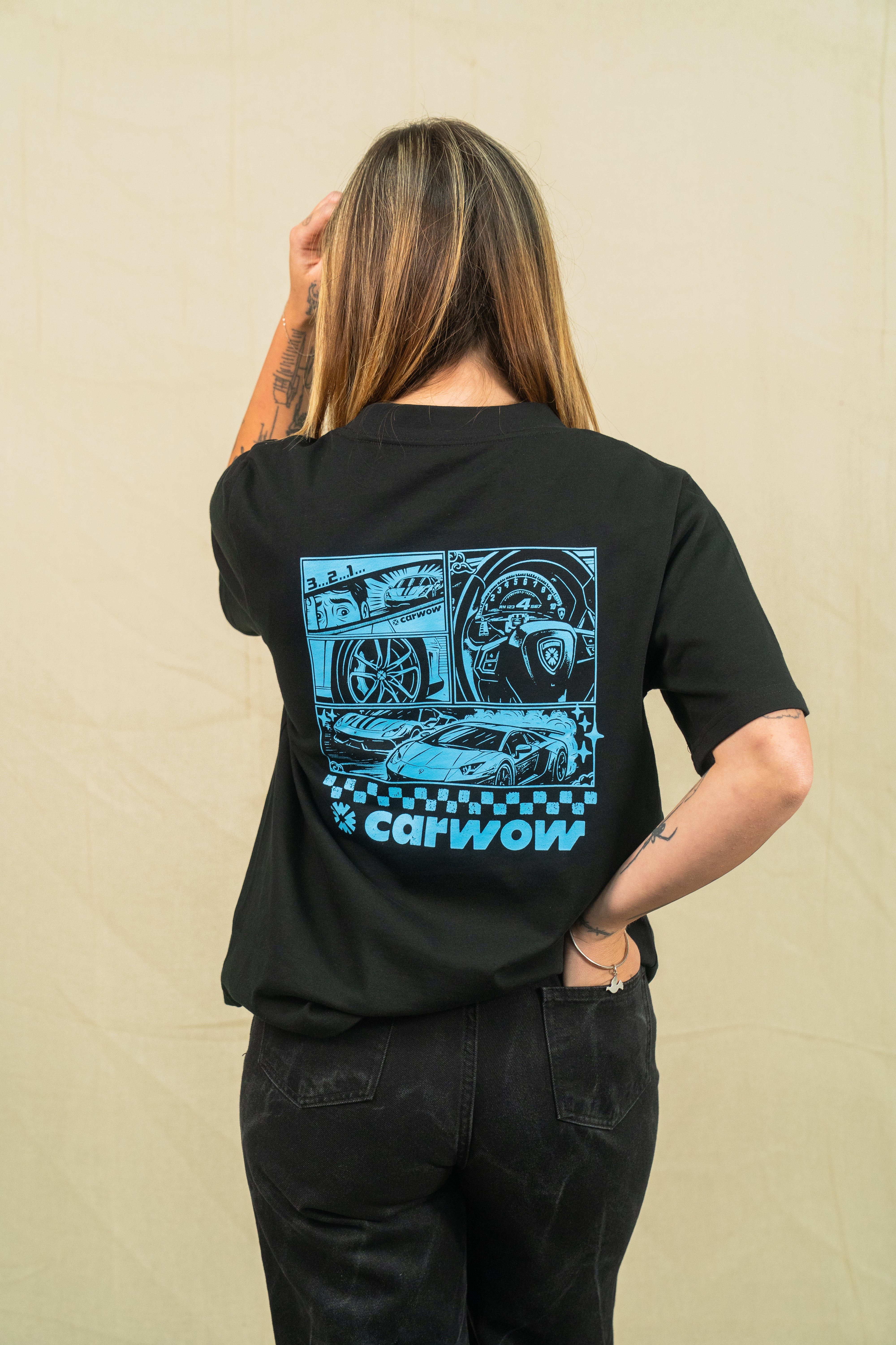 1/4 MILE MASTERS T-SHIRT - BLACK
