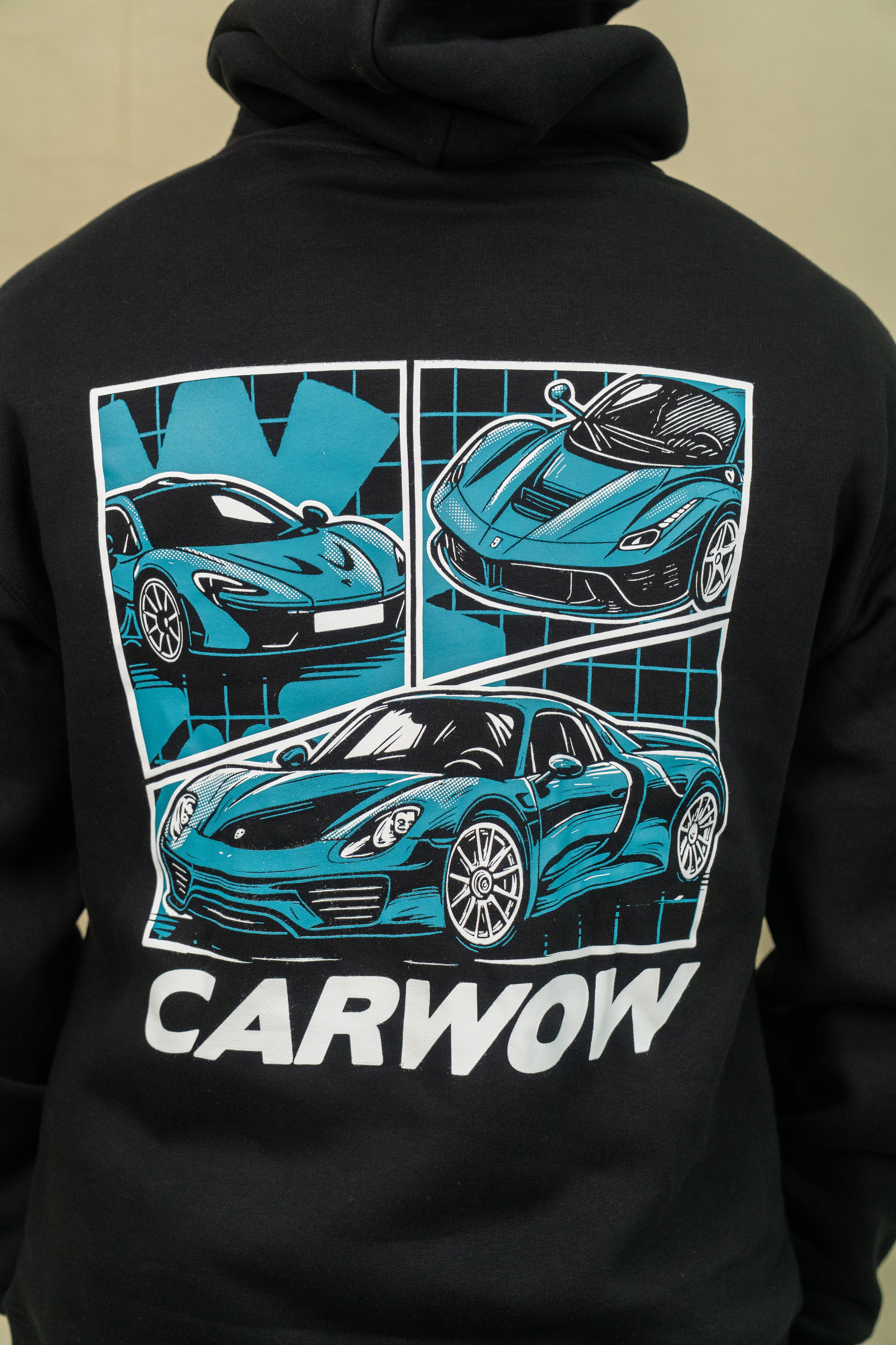 BIG THREE HOODIE - BLACK