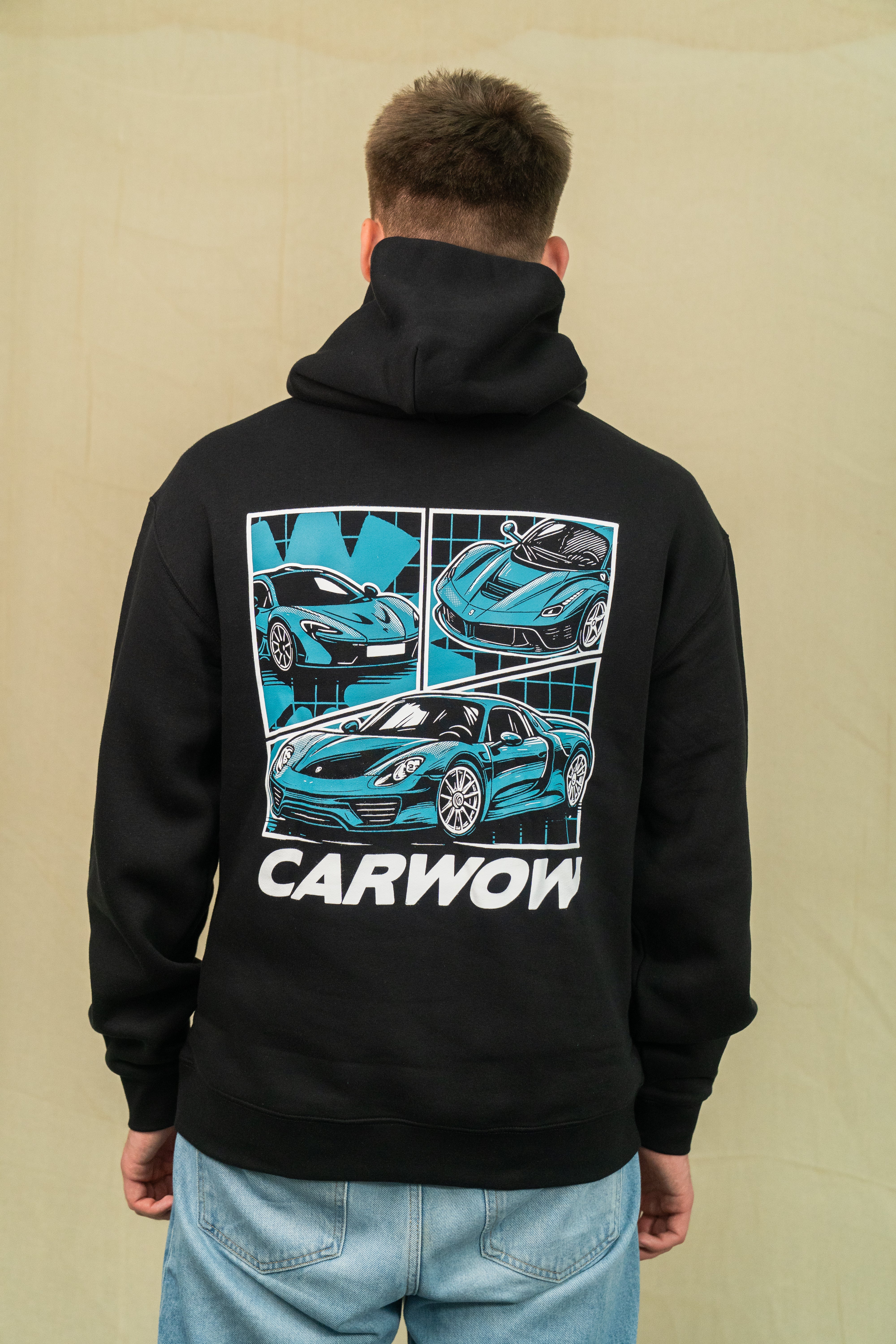 BIG THREE HOODIE - BLACK