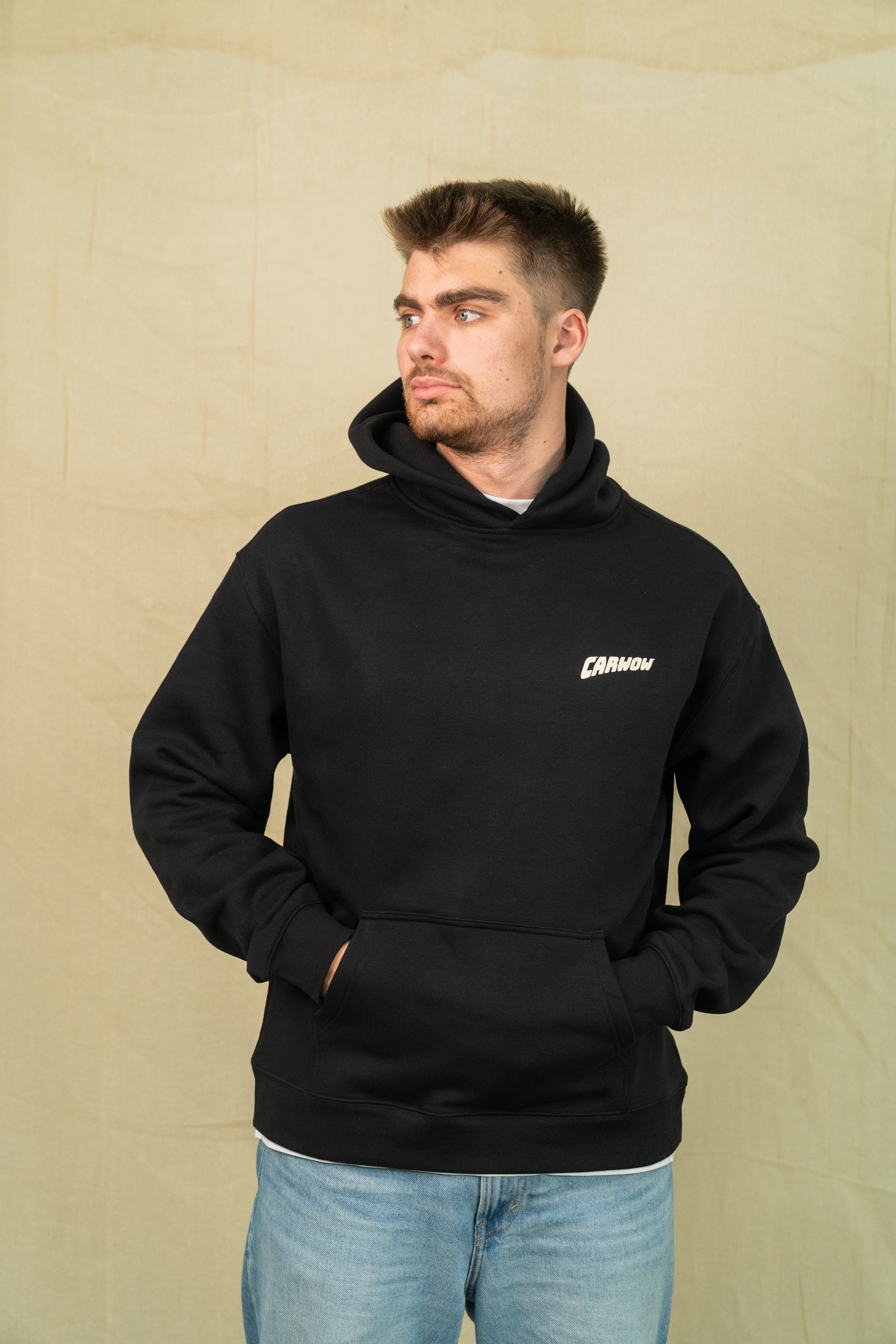 CARWOW BUILT VS BOUGHT HOODIE - BLACK