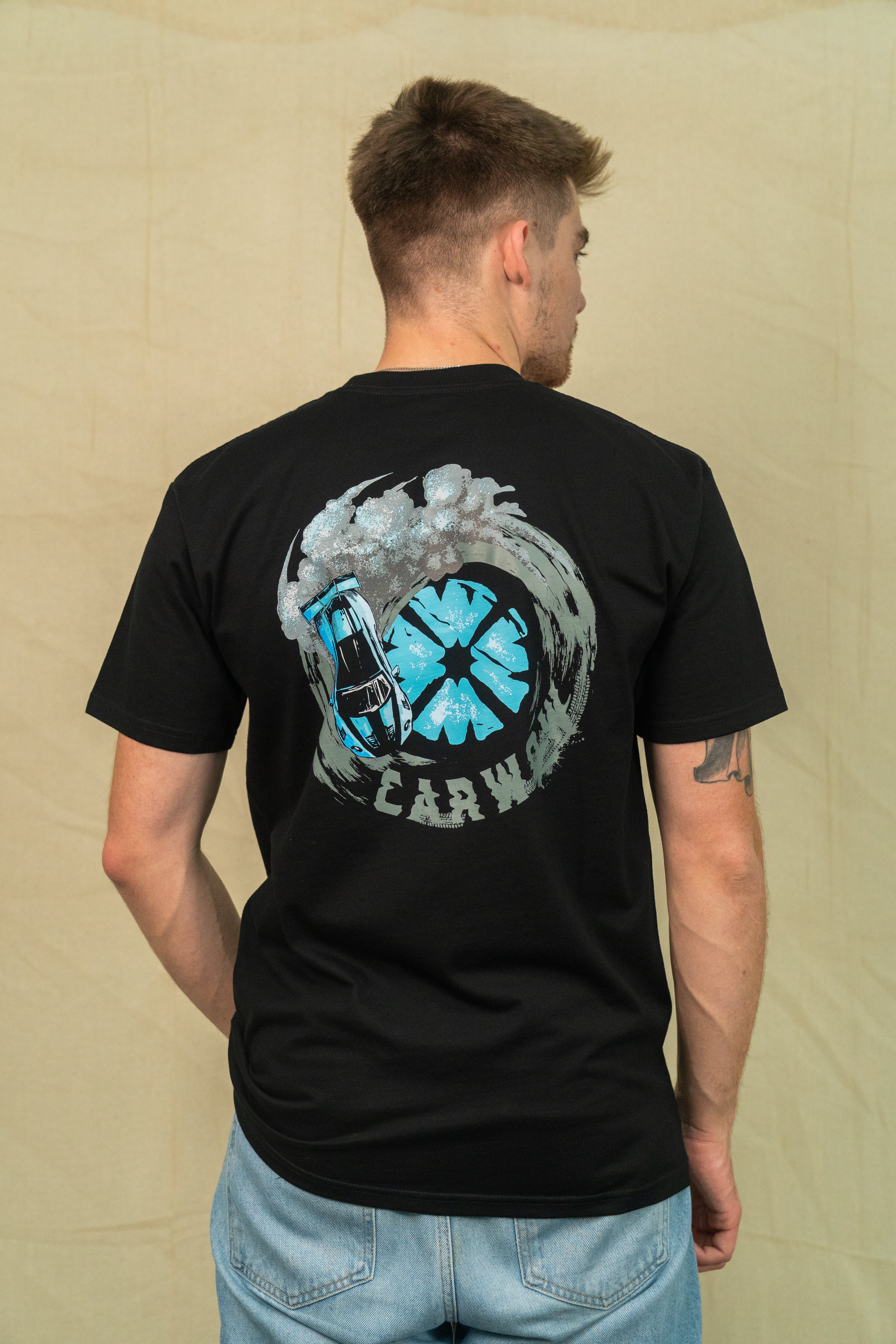 CARWOW DONUT LOGO T-SHIRT - BLACK