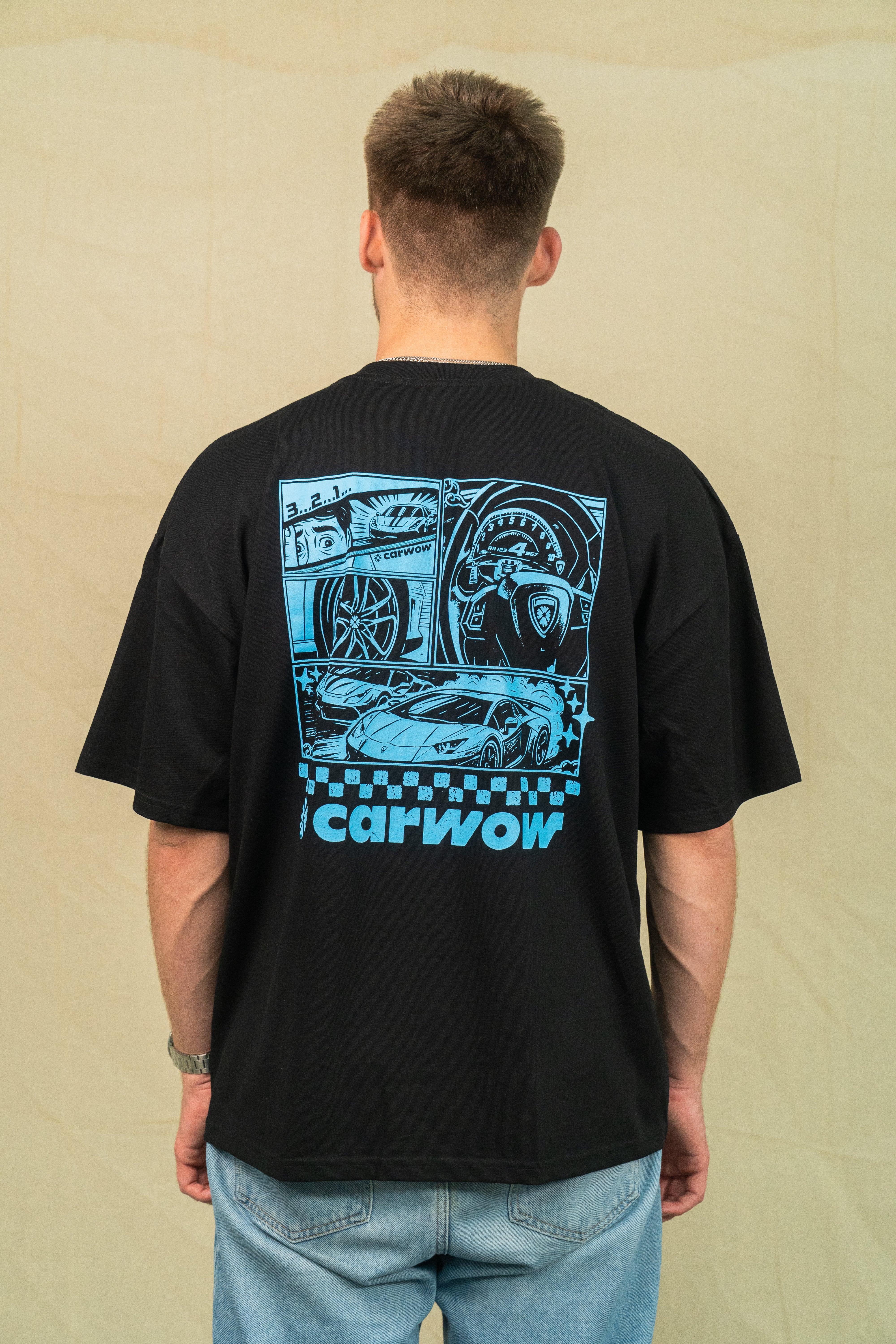 1/4 MILE MASTERS T-SHIRT - BLACK