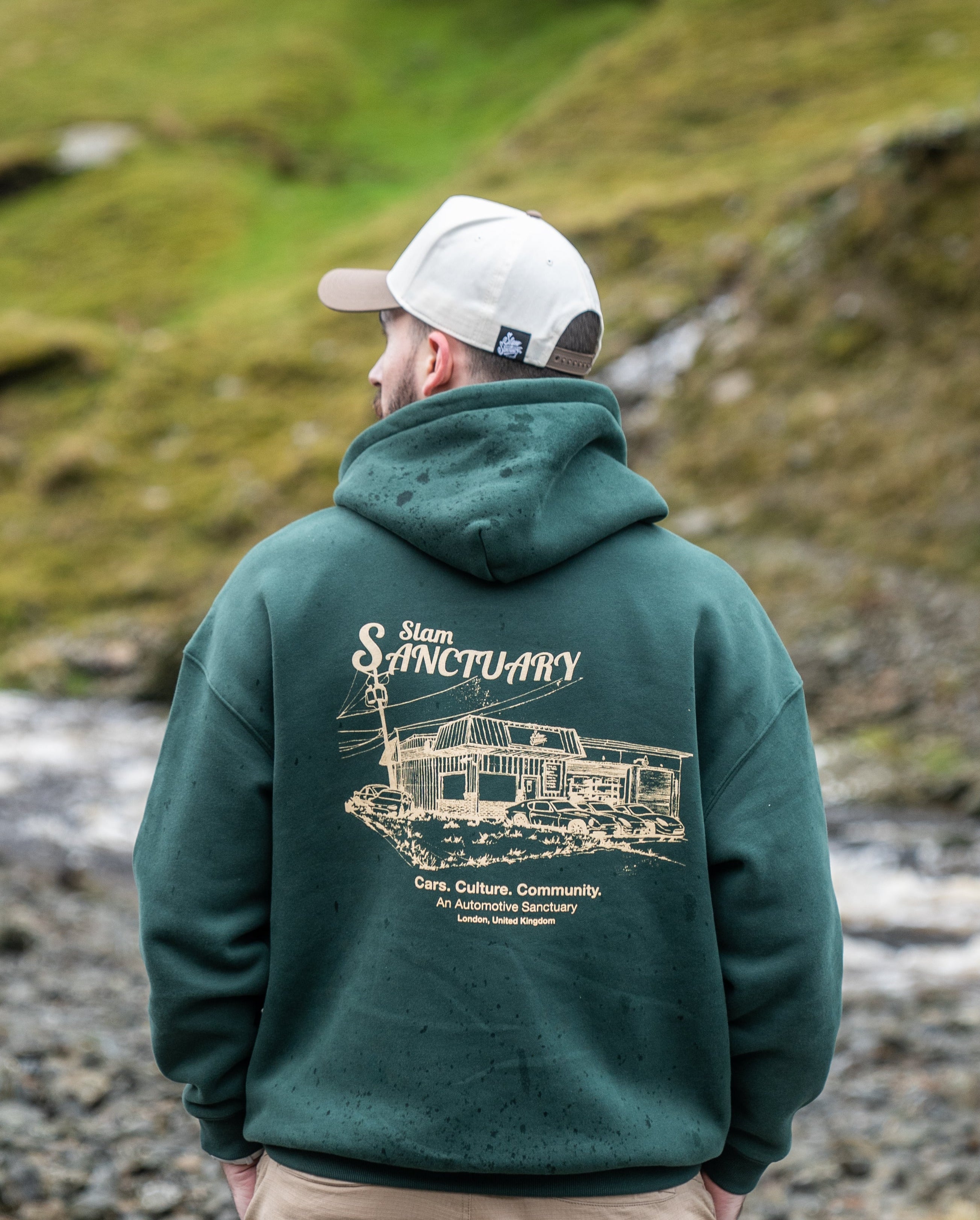 THE SANCTUARY HOODIE - DEEP JADE