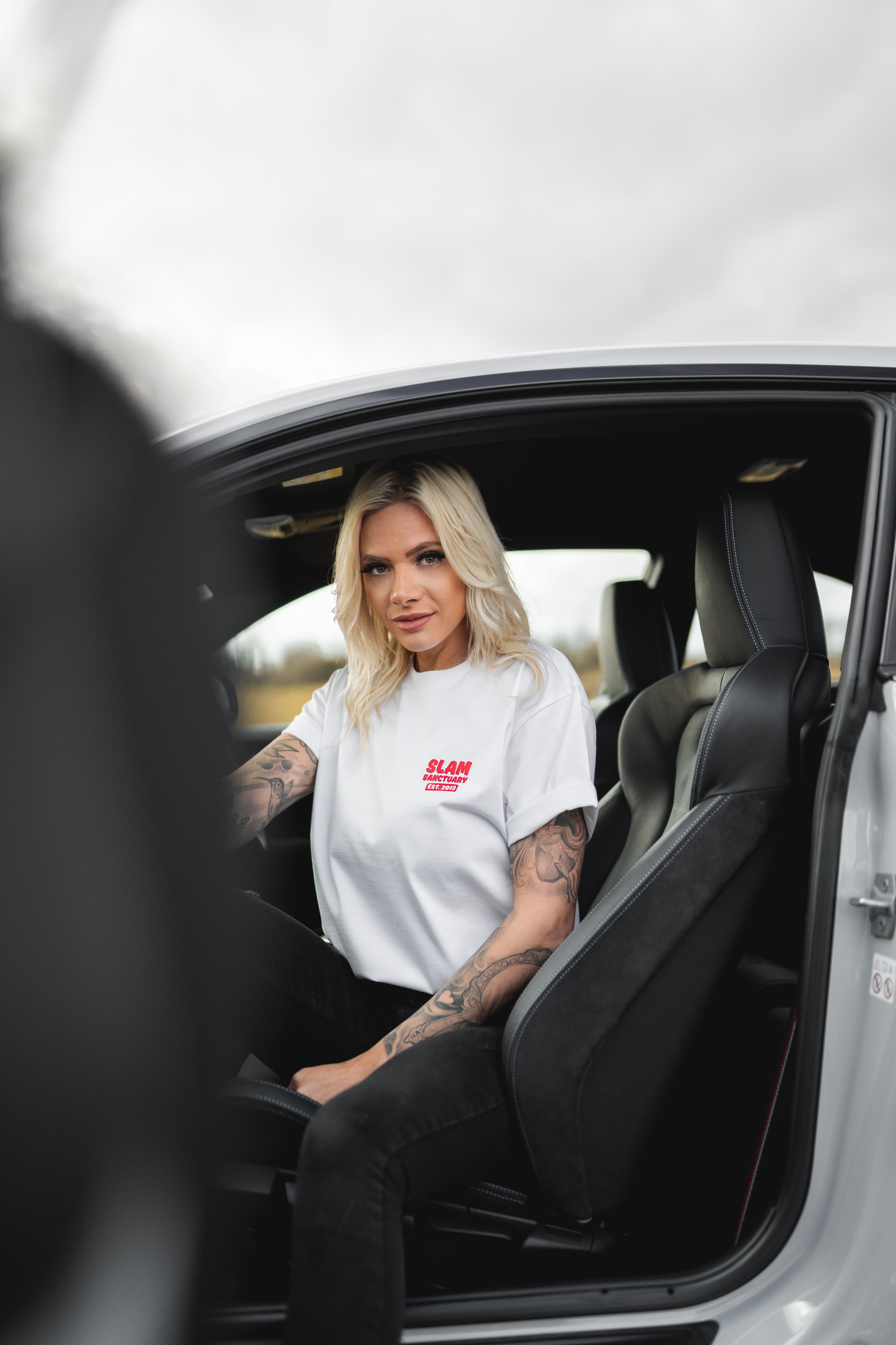 CARS & COFFEE T-SHIRT - WHITE