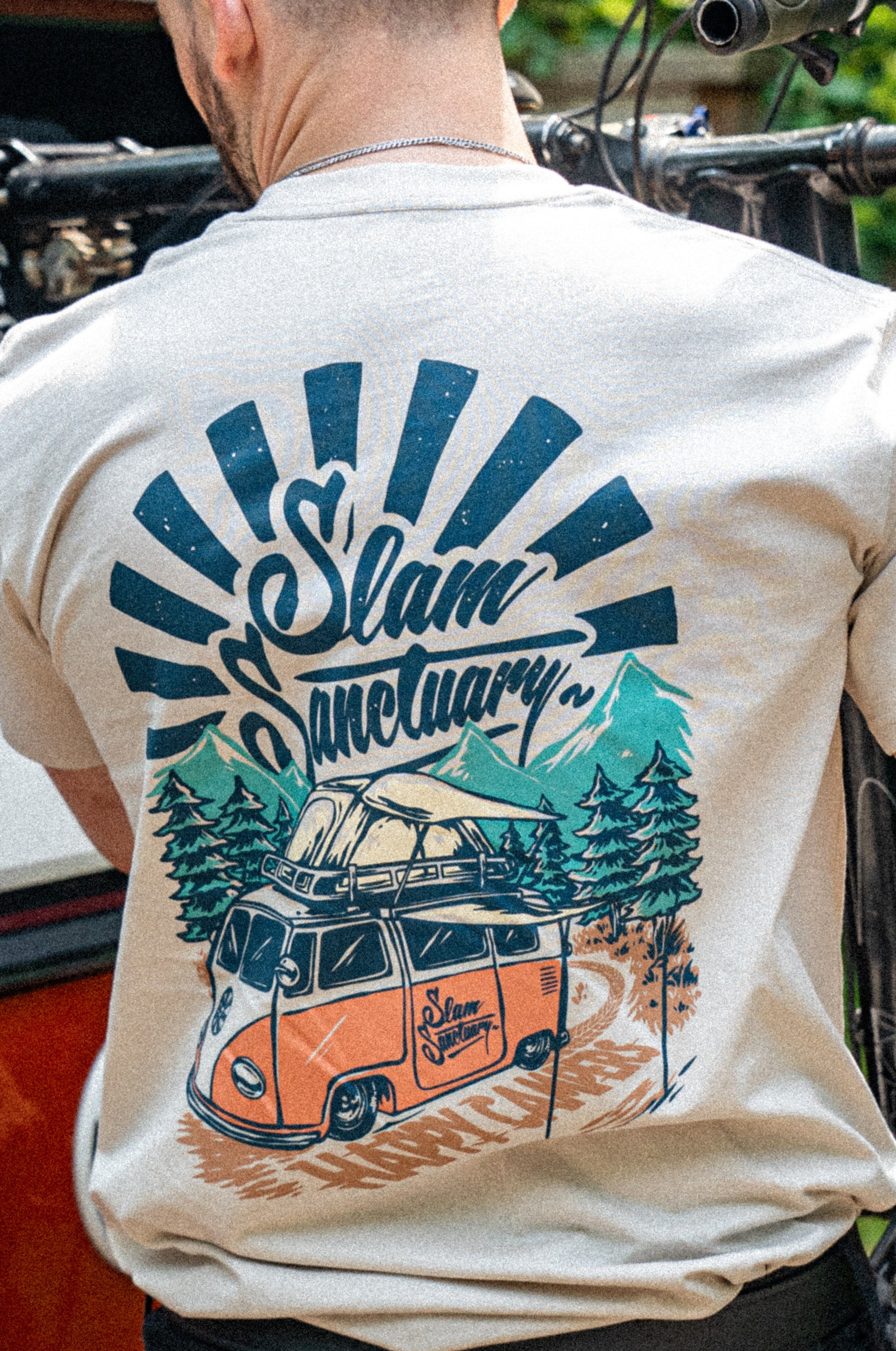 HAPPY CAMPERS T-SHIRT - BONE