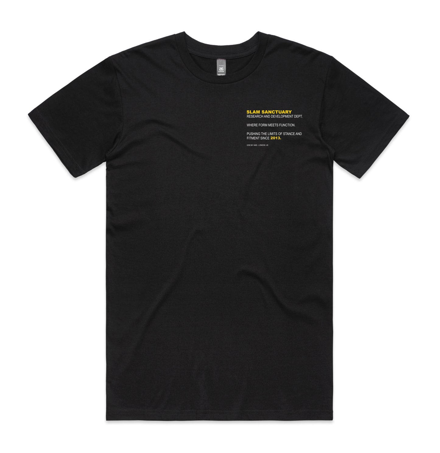 FORM MEETS FUNCTION T-SHIRT - BLACK