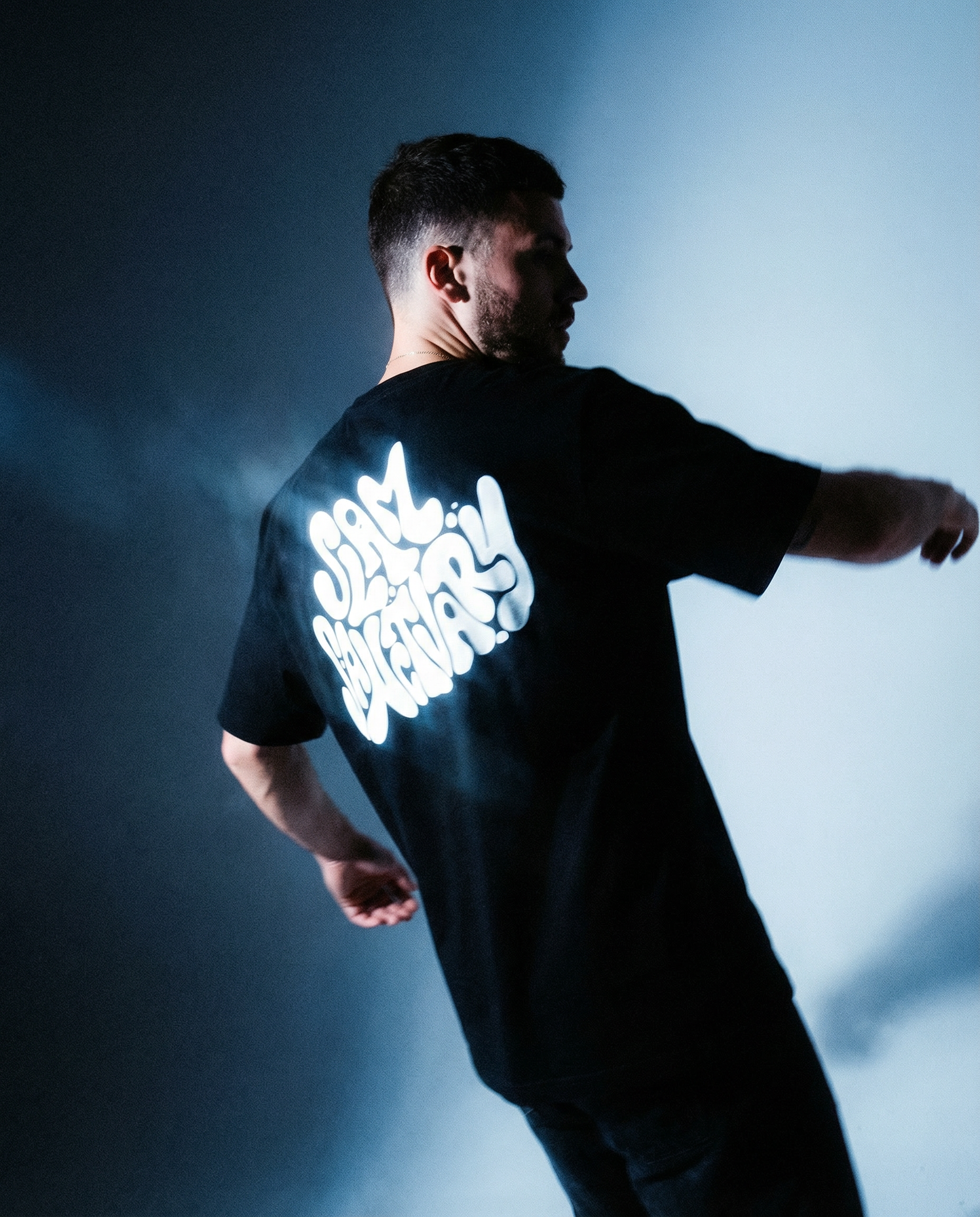 LIQUID LOGO T-SHIRT - BLACK