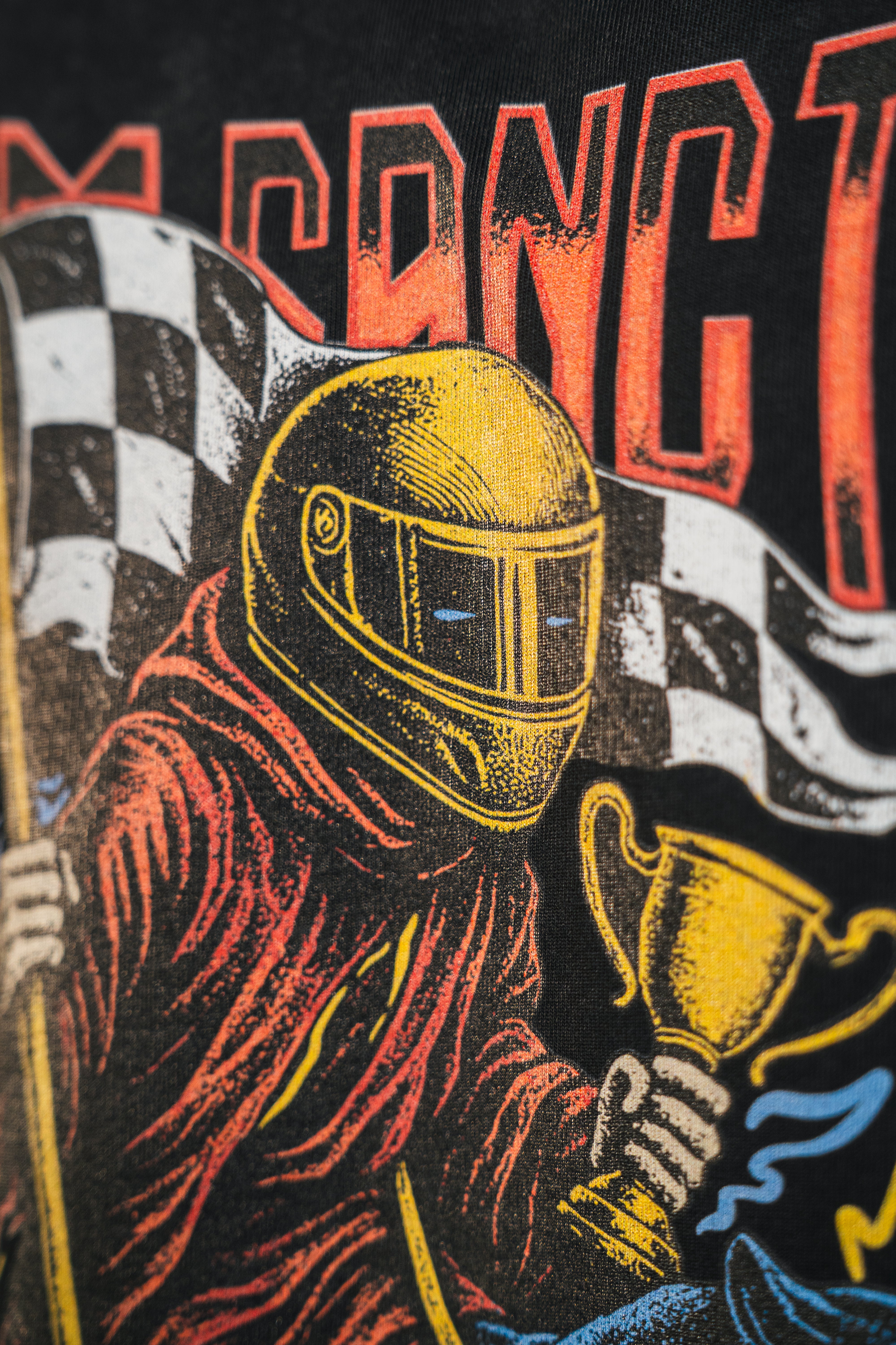 MOTORSPORT LONGSLEEVE T-SHIRT - WASHED GREY