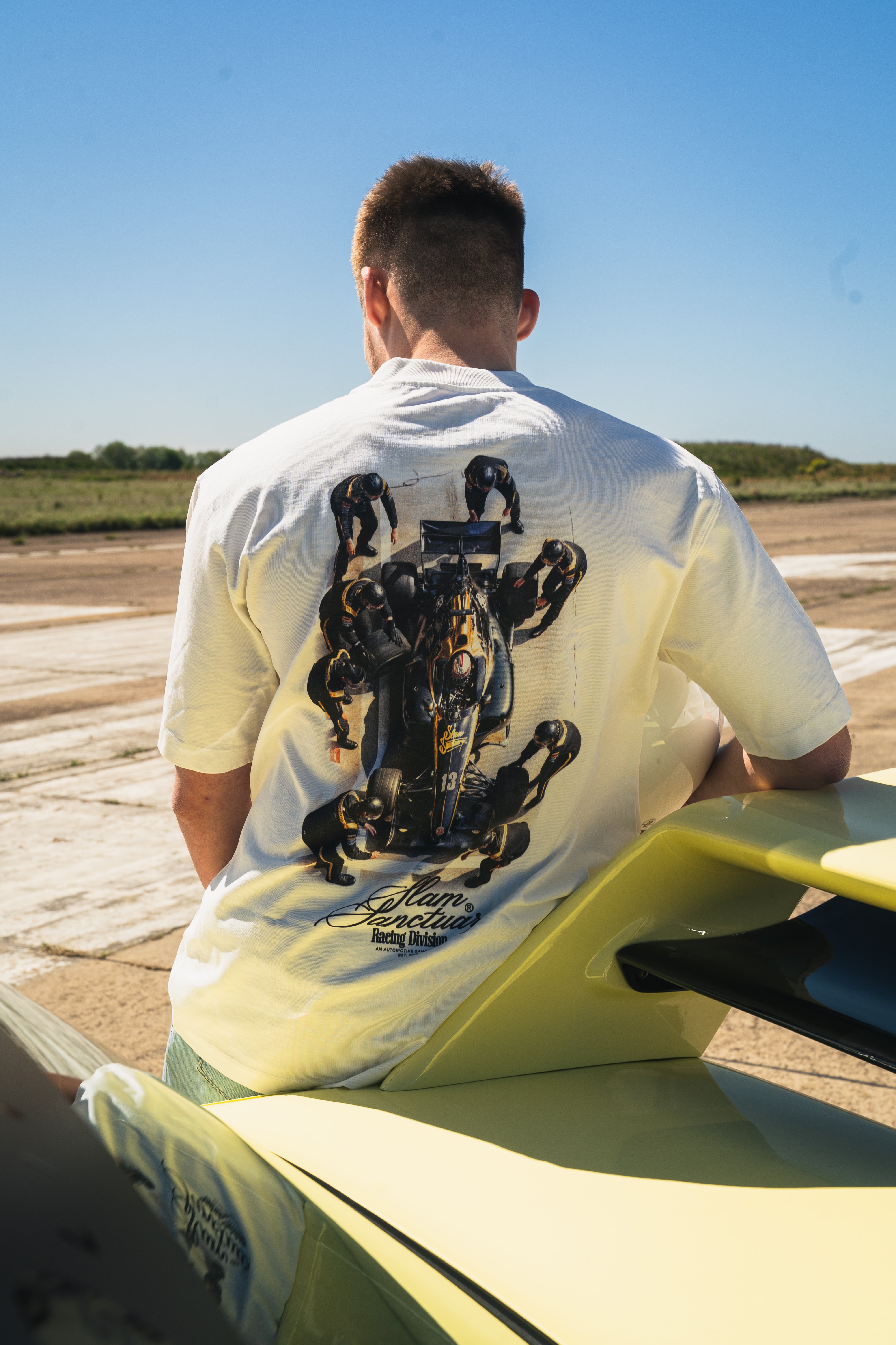 RACING DIVISION T-SHIRT - WHITE