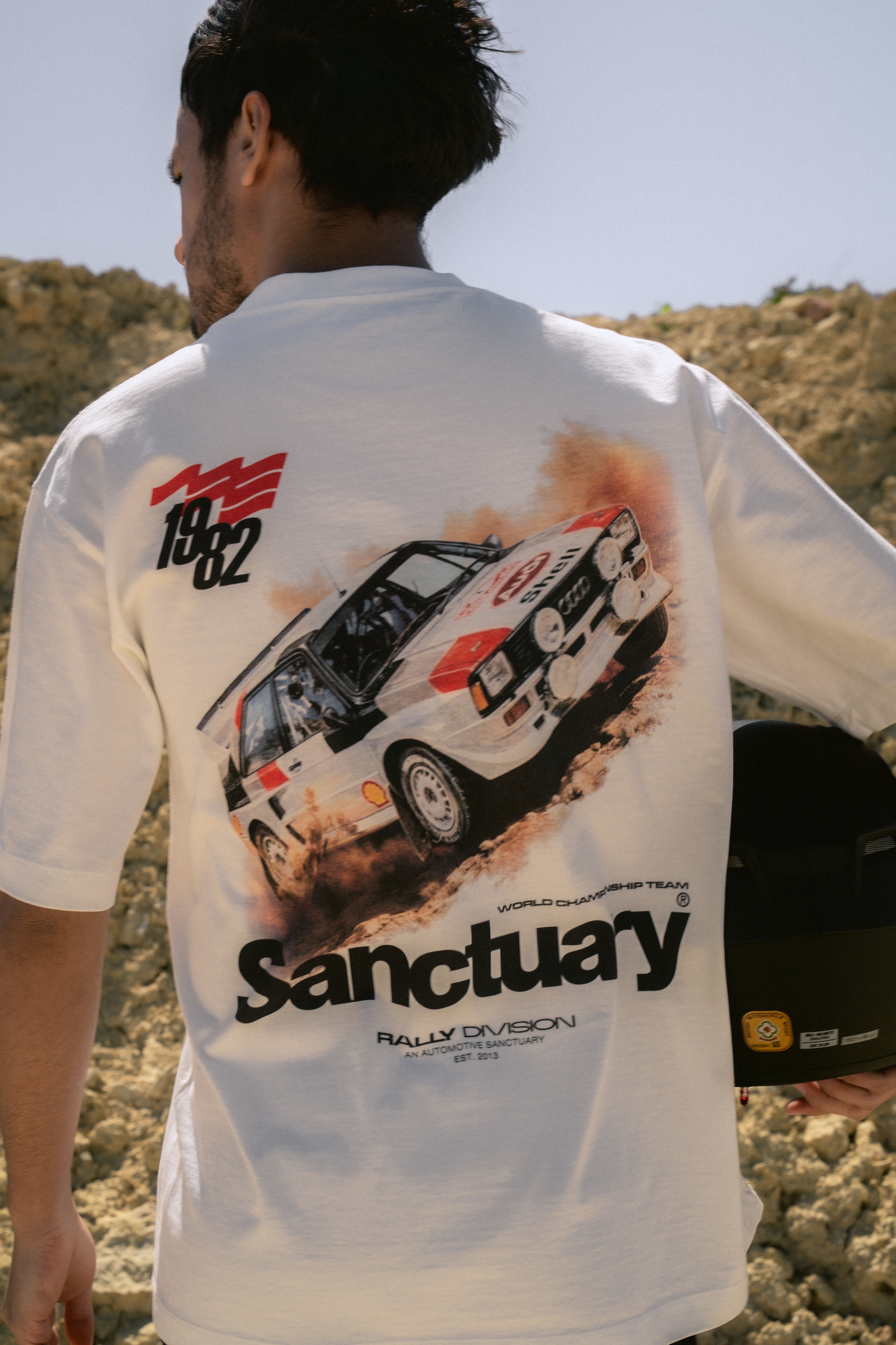 RALLY DIVISION T-SHIRT - WHITE