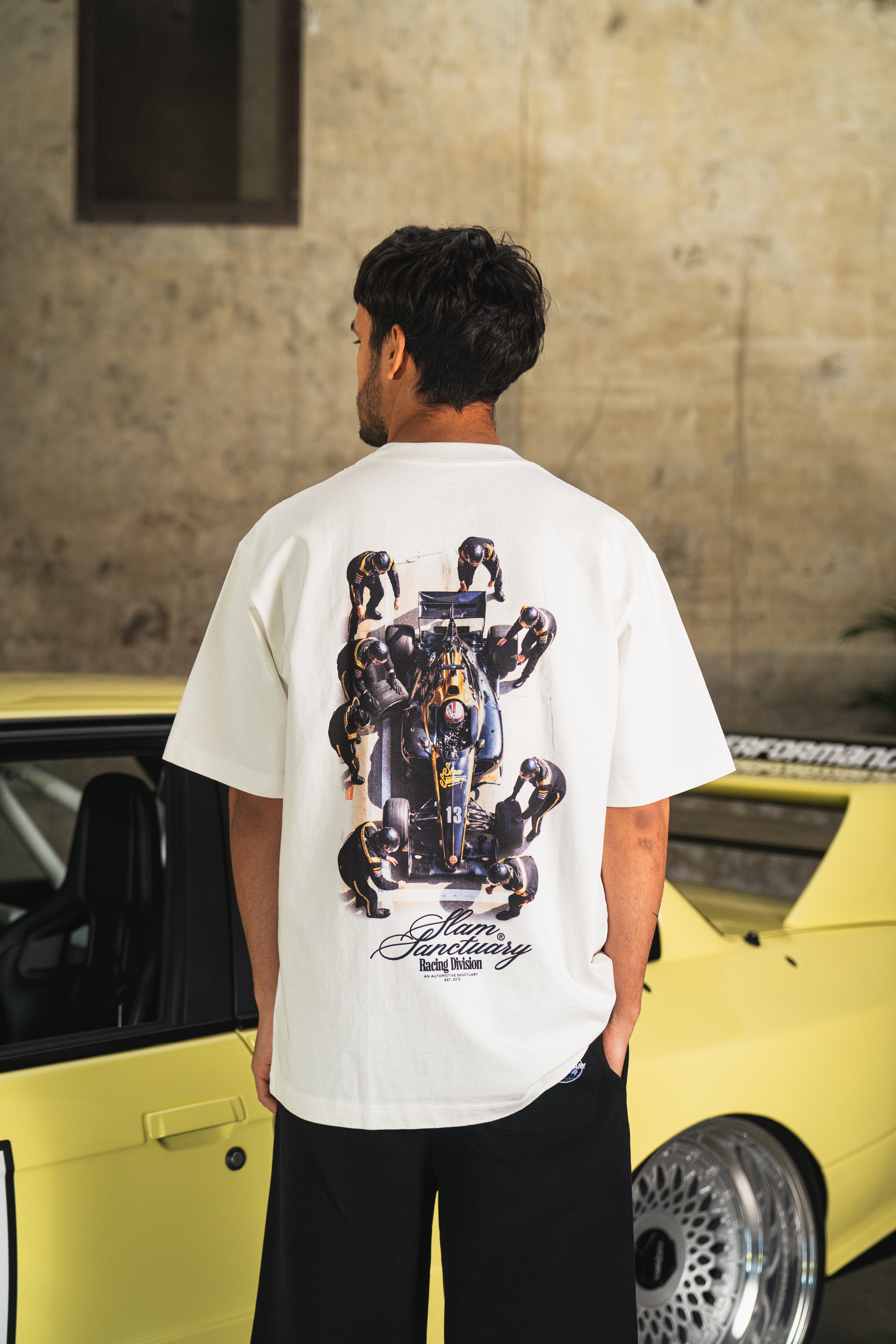 RACING DIVISION T-SHIRT - WHITE