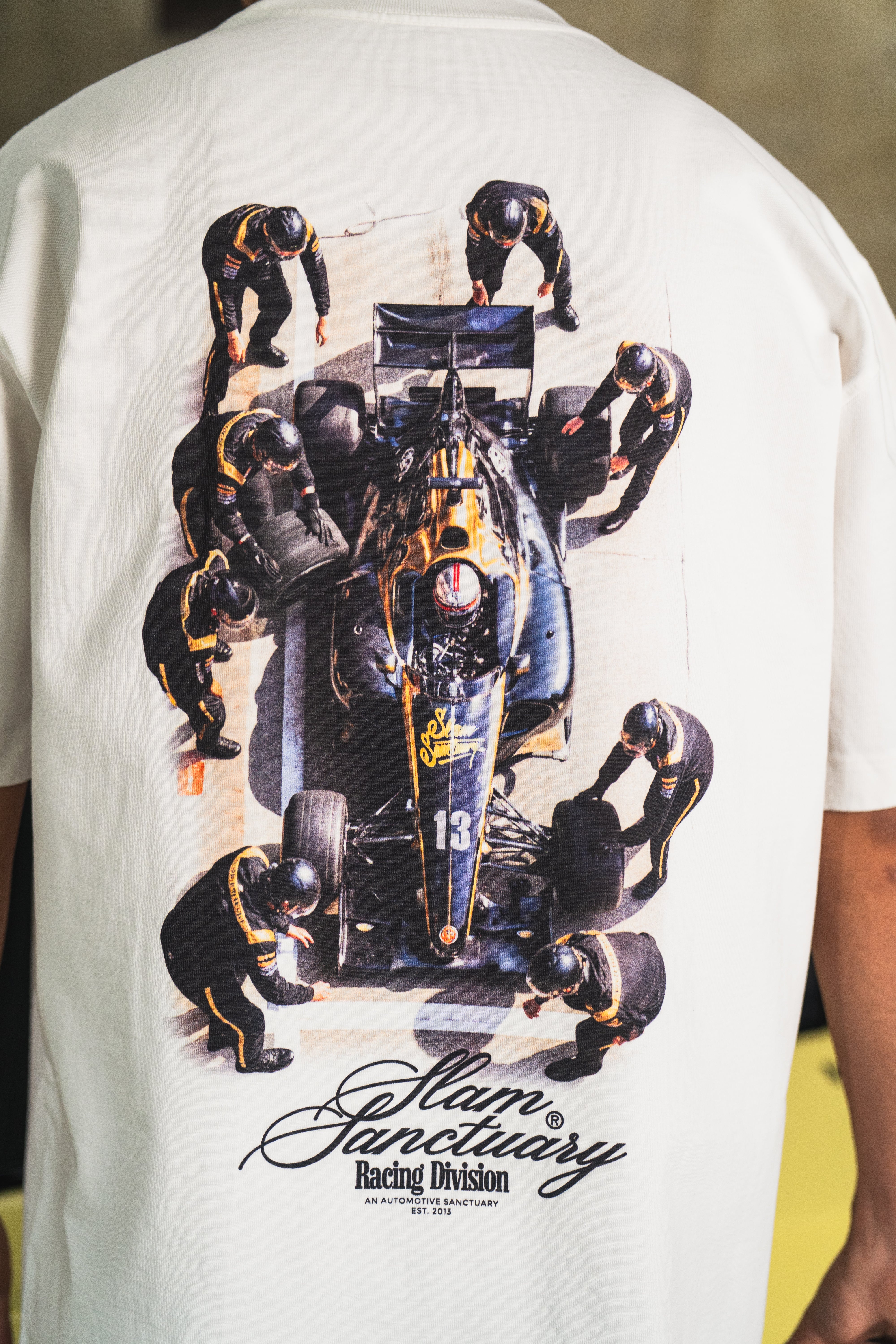 RACING DIVISION T-SHIRT - WHITE