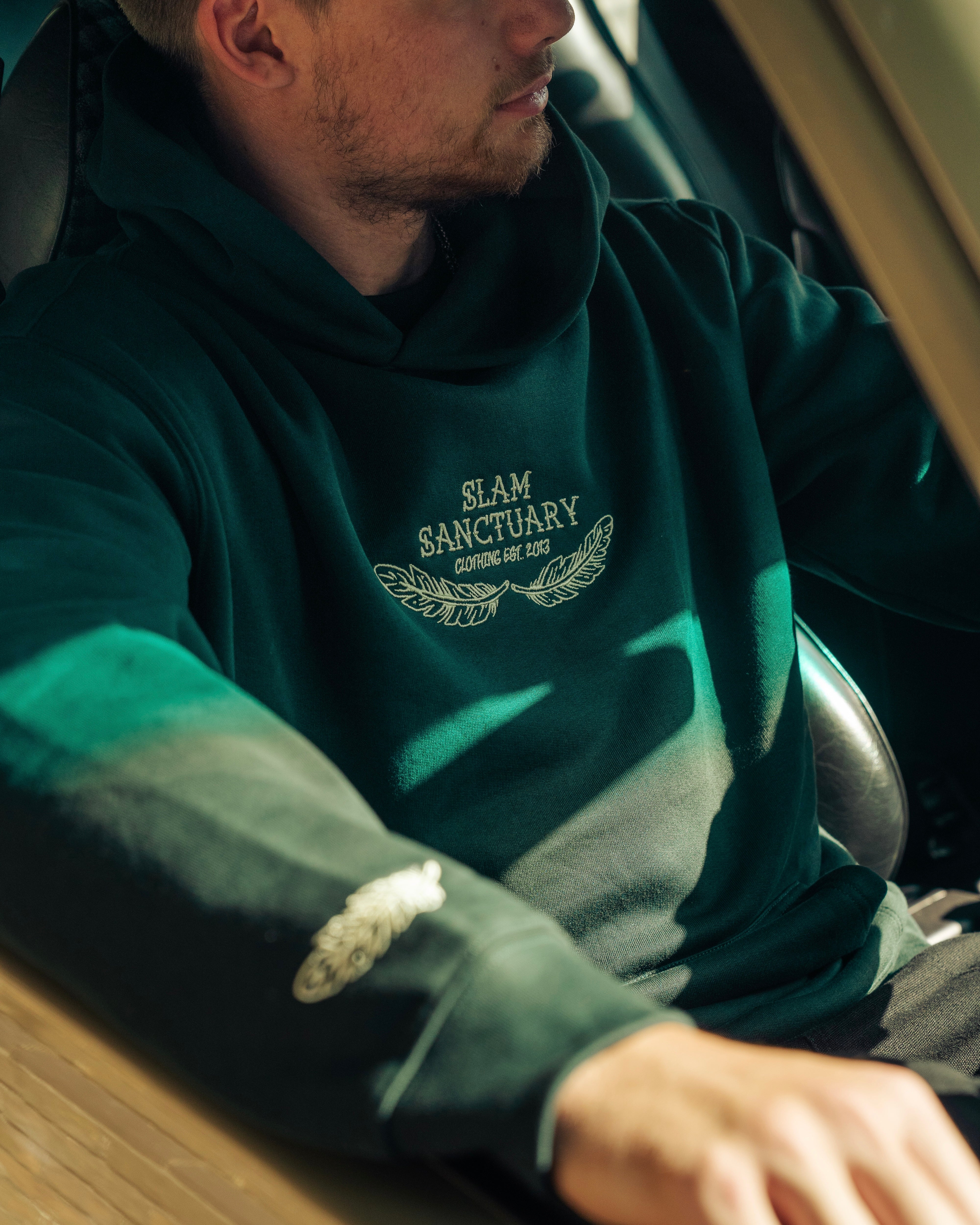 WINNING STREAK HOODIE - PINE GREEN