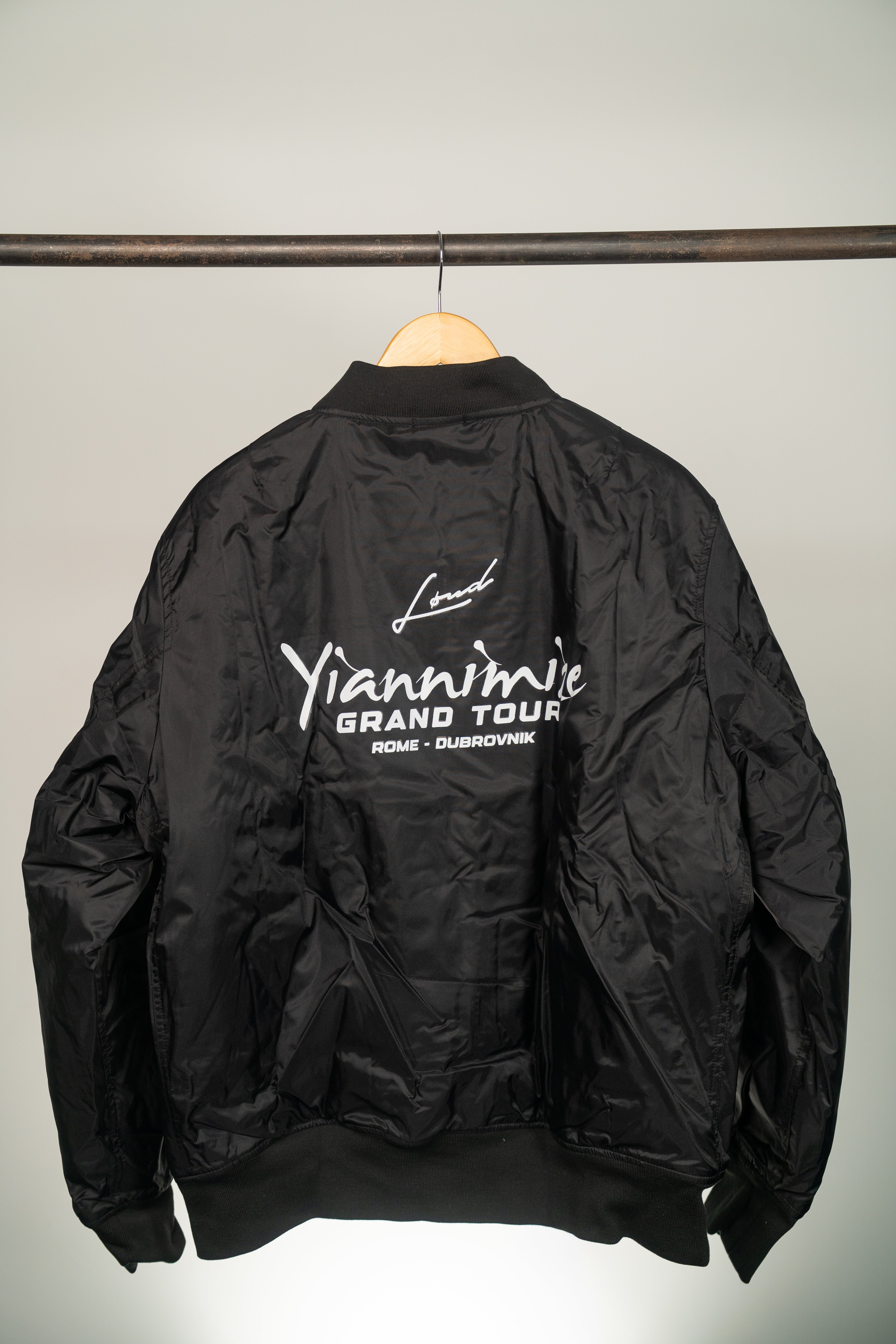 YIANNIMIZE GRAND TOUR BOMBER JACKET - BLACK