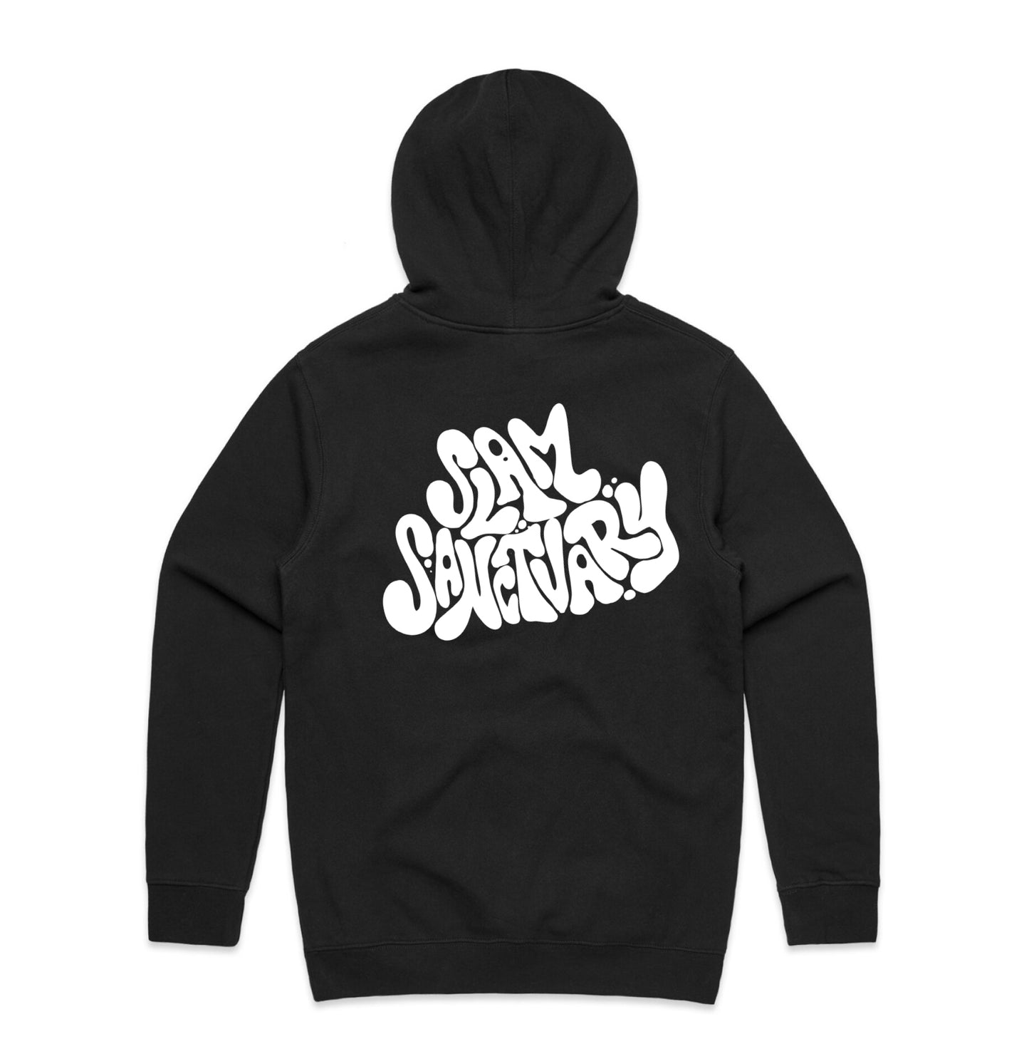 LIQUID LOGO HOODIE - BLACK