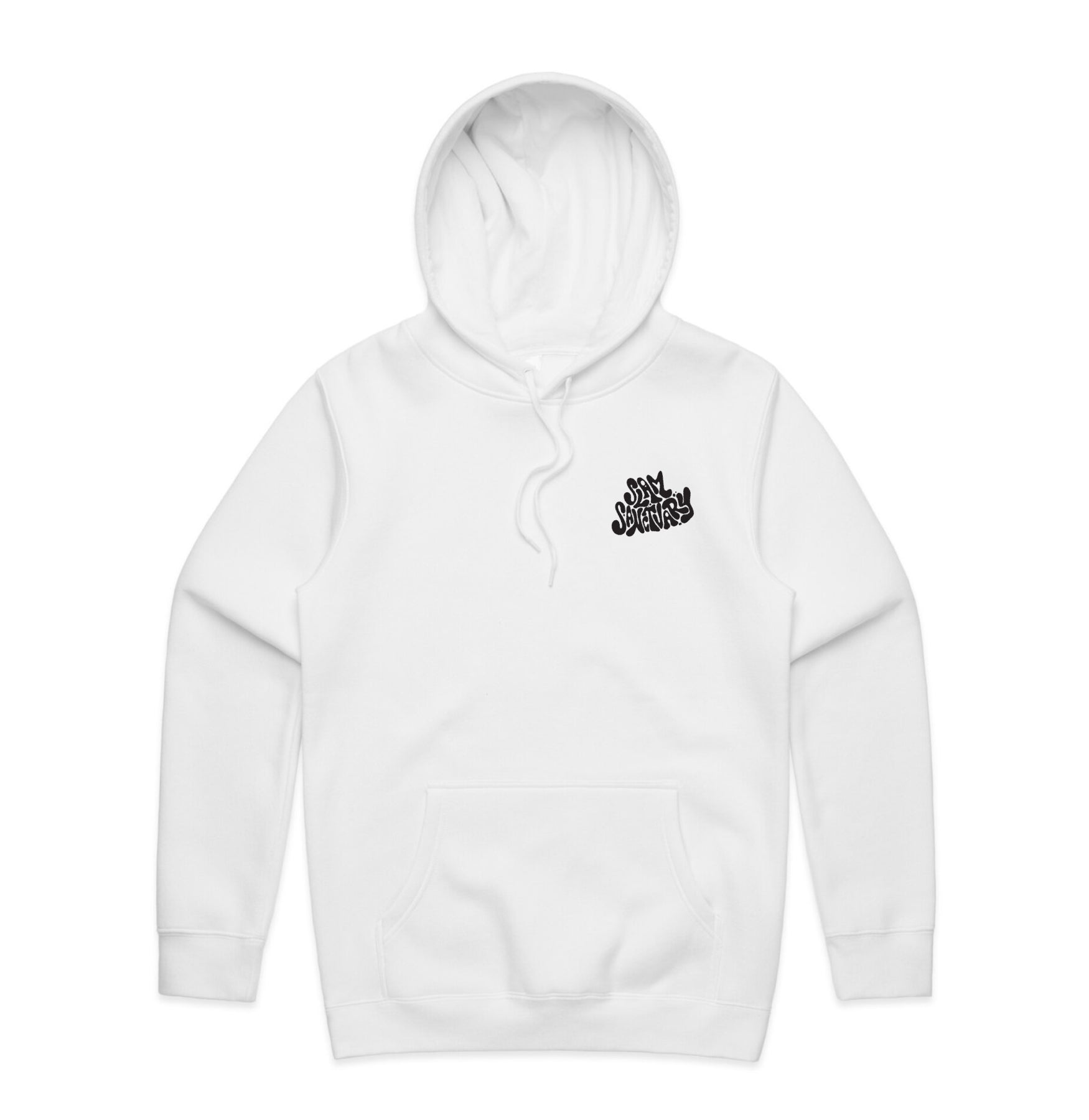 LIQUID LOGO HOODIE - WHITE