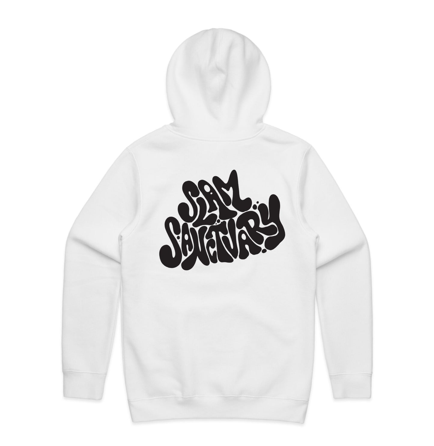 LIQUID LOGO HOODIE - WHITE