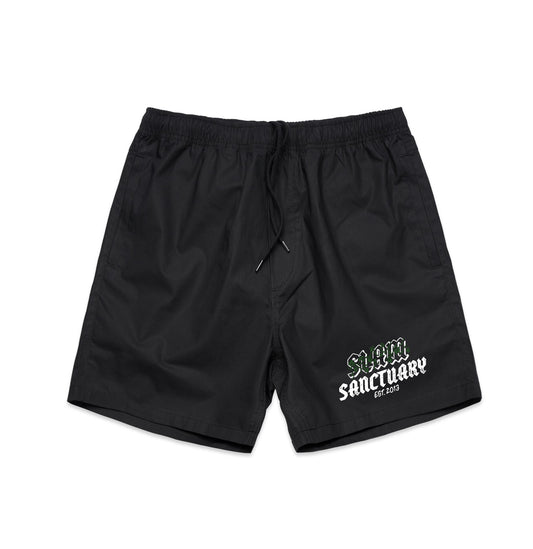 BEACH SHORTS - BLACK