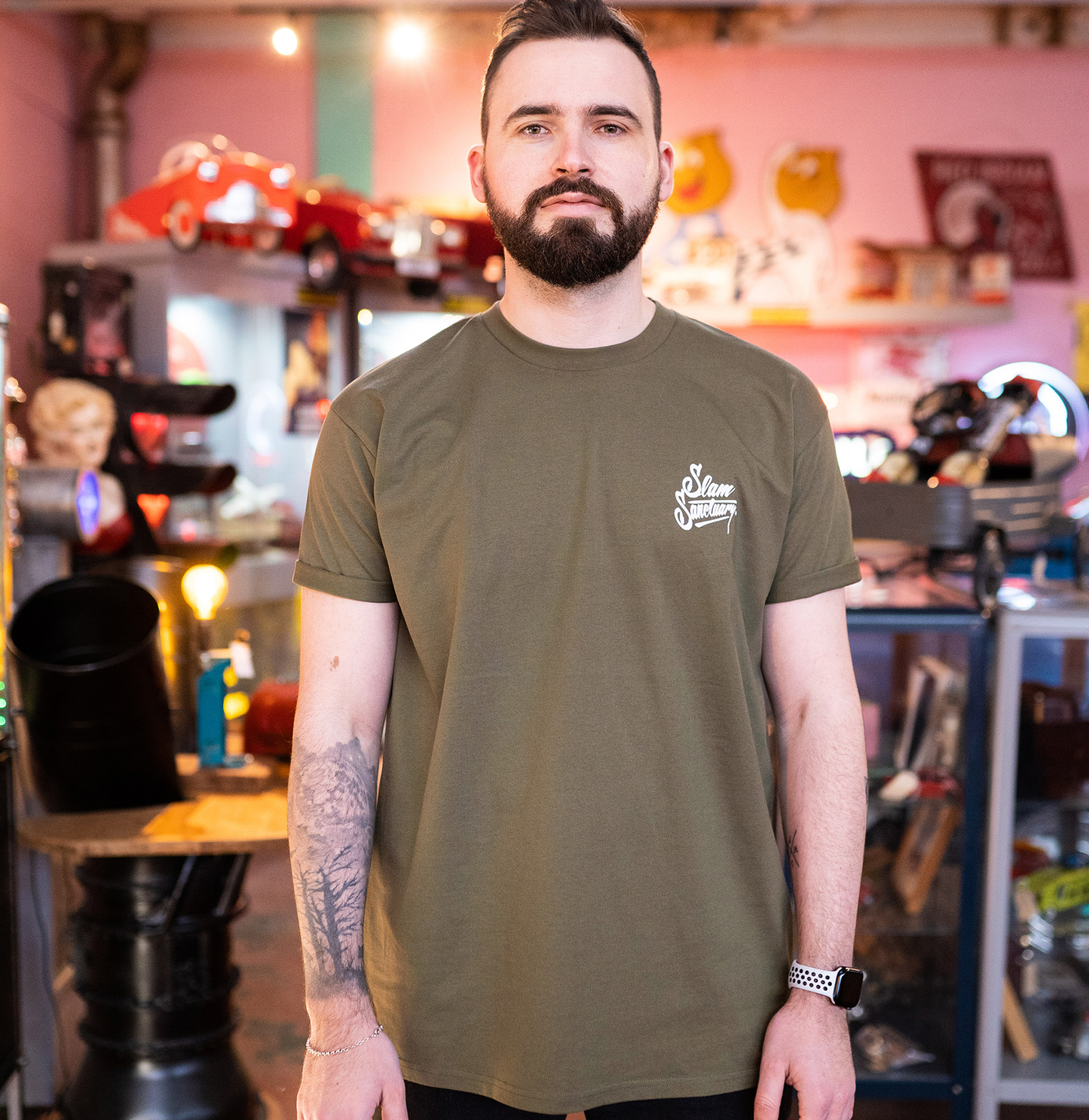 ESSENTIALS T-SHIRT - ARMY