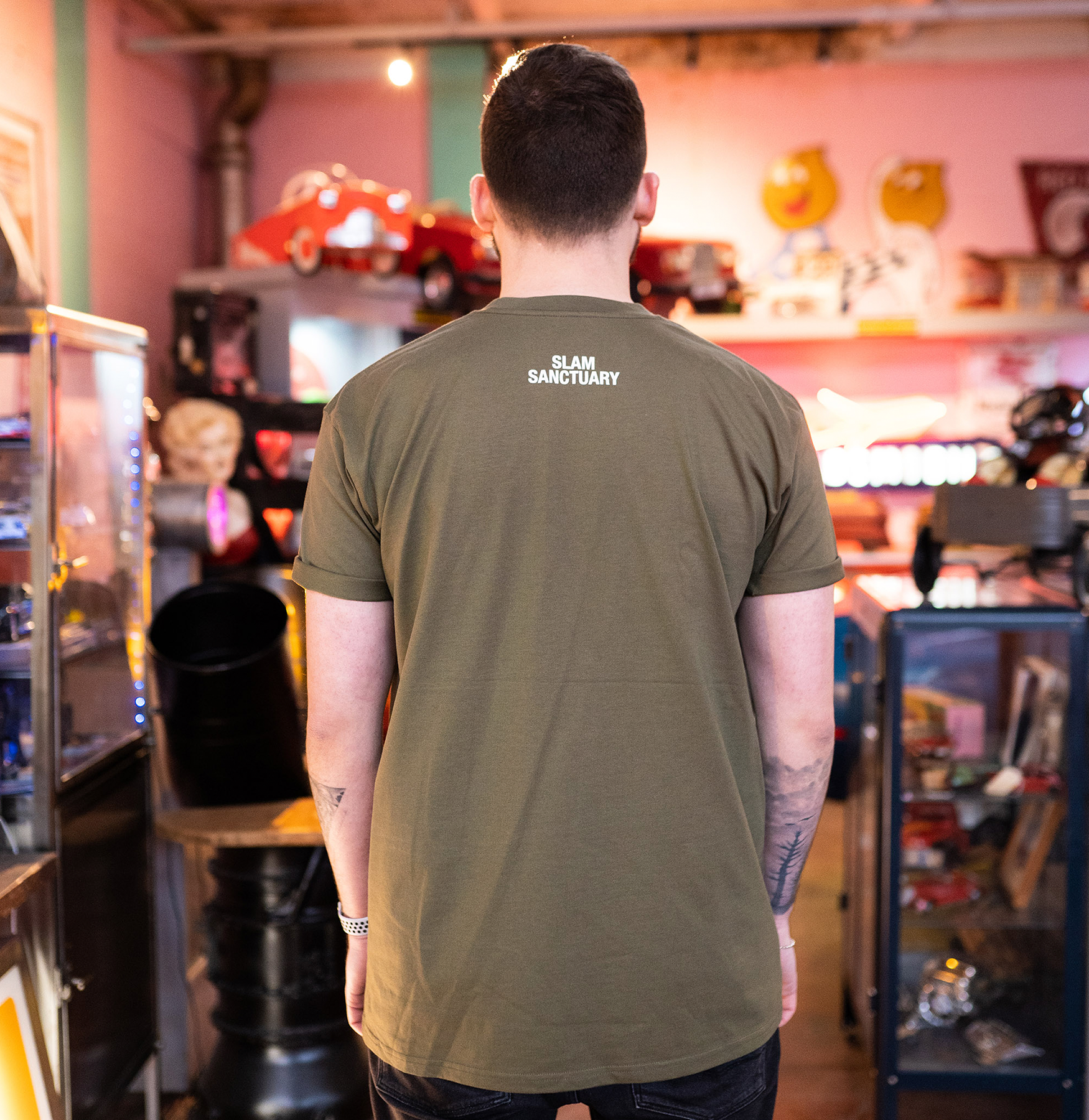 ESSENTIALS T-SHIRT - ARMY