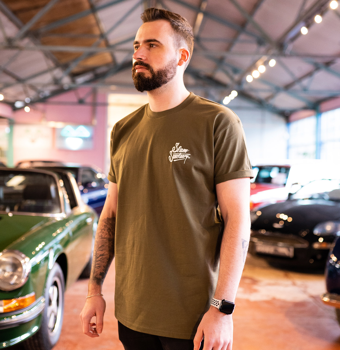 ESSENTIALS T-SHIRT - ARMY