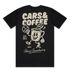 CARS & COFFEE T-SHIRT - BLACK
