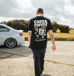 CARS & COFFEE T-SHIRT - BLACK