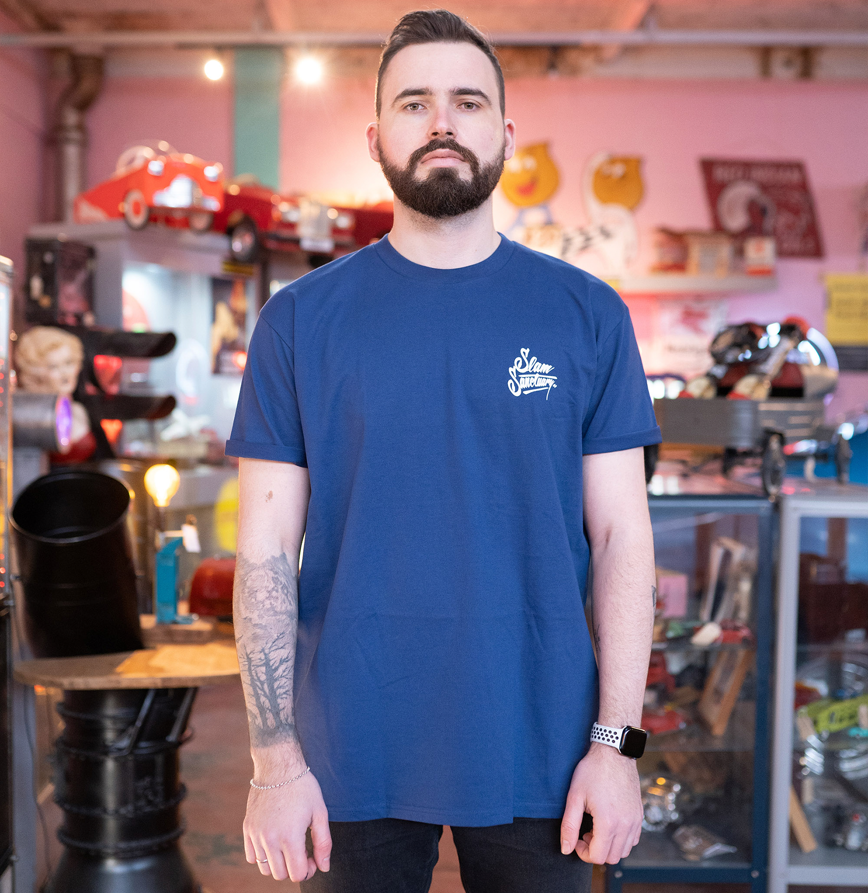 ESSENTIALS T-SHIRT - COBALT