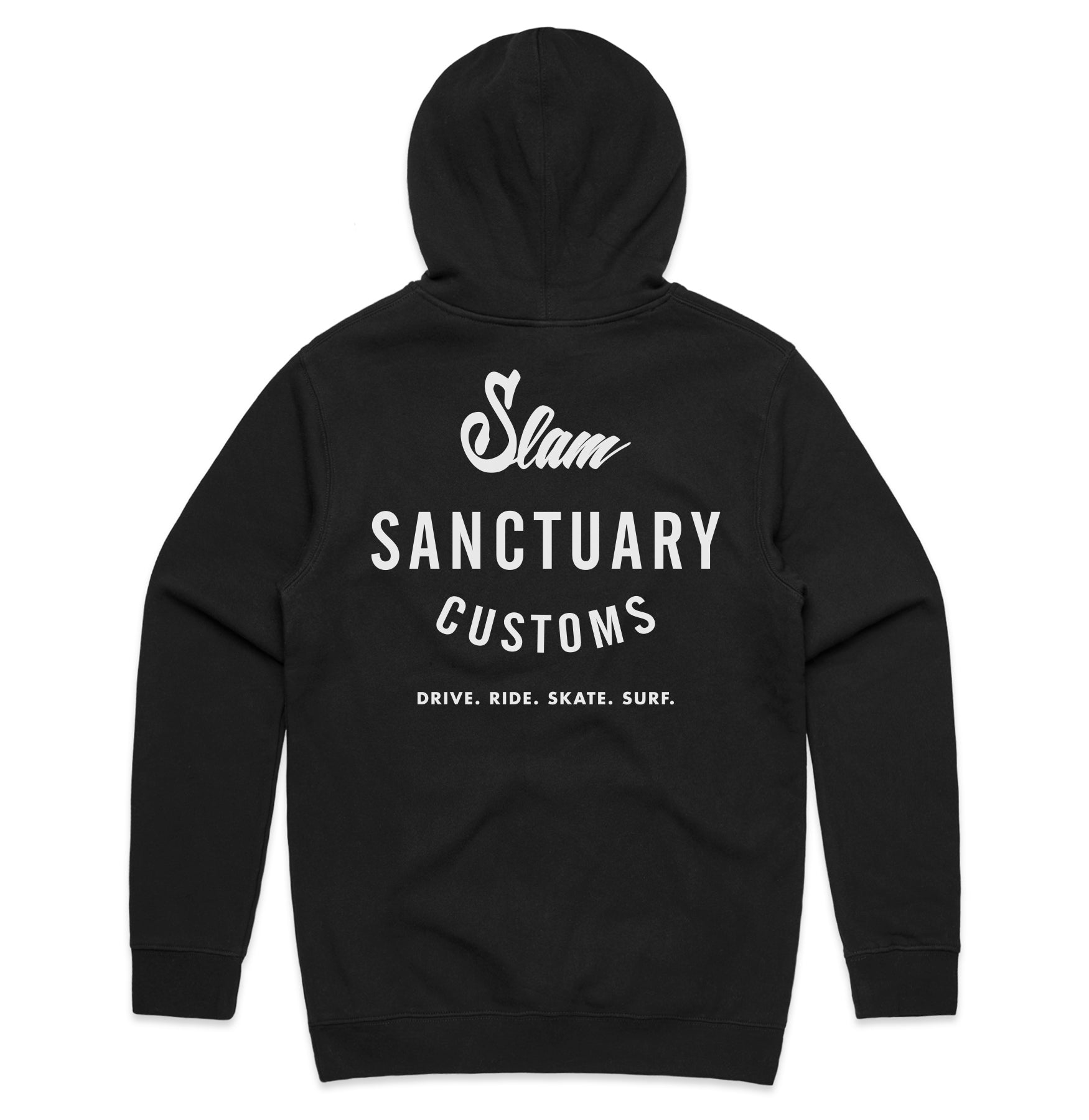 CUSTOMS HOODIE - BLACK